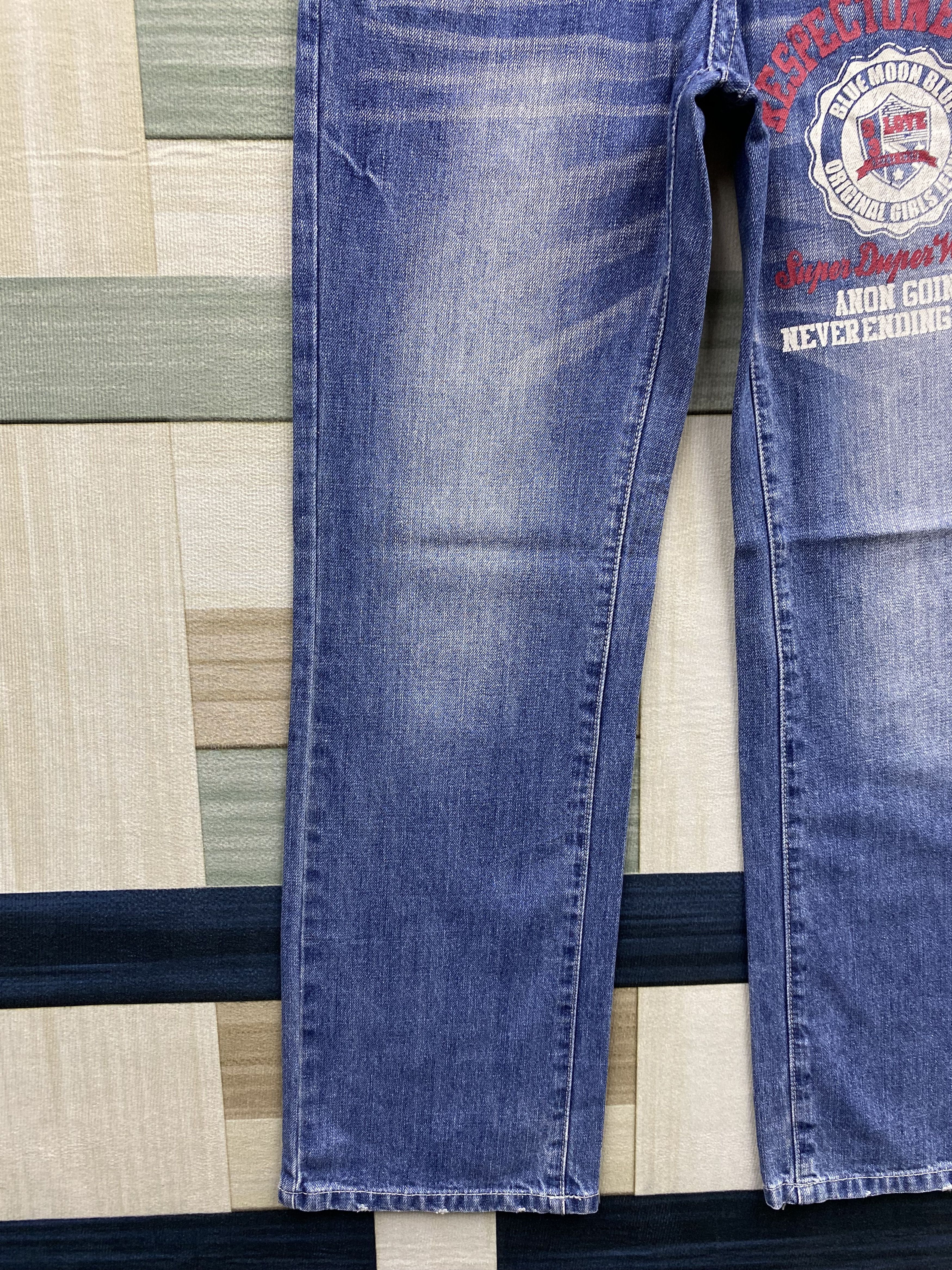 Japanese Brand × Vintage Japanese Brand Blue Moon Blue Denim Jean Size US 30 / EU 46 - 8 Thumbnail