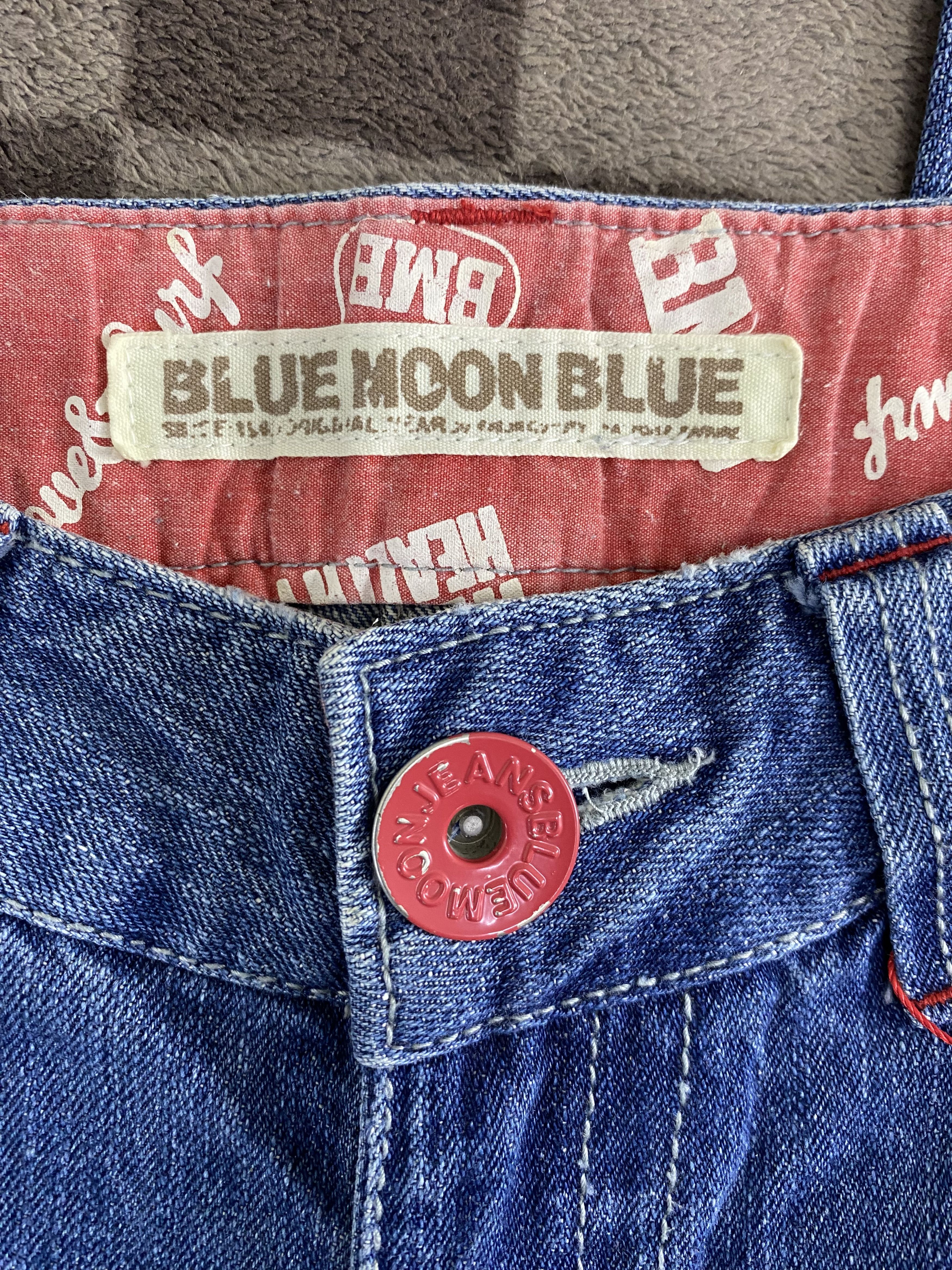 Japanese Brand × Vintage Japanese Brand Blue Moon Blue Denim Jean Size US 30 / EU 46 - 17 Thumbnail