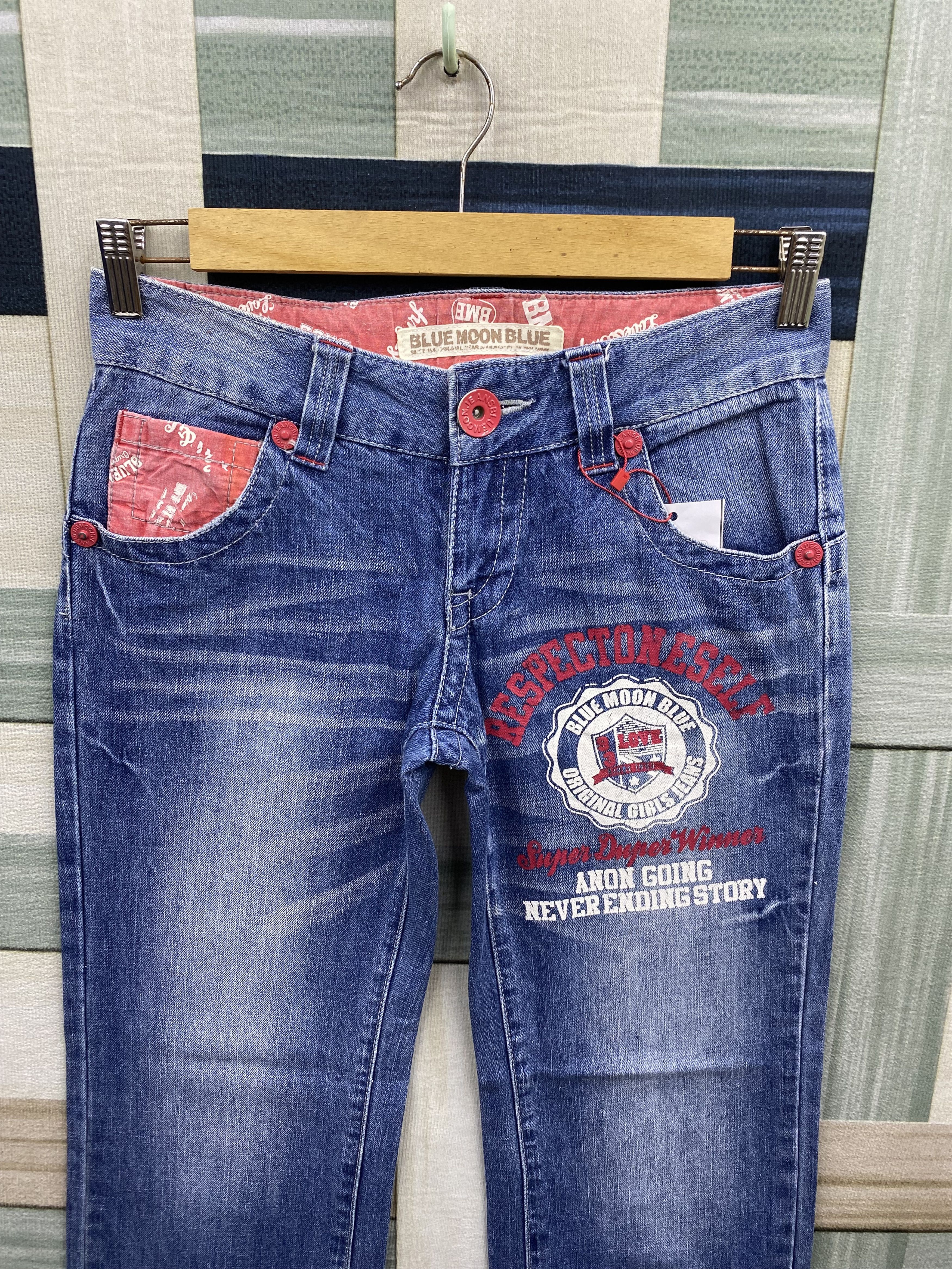 Japanese Brand × Vintage Japanese Brand Blue Moon Blue Denim Jean Size US 30 / EU 46 - 3 Thumbnail