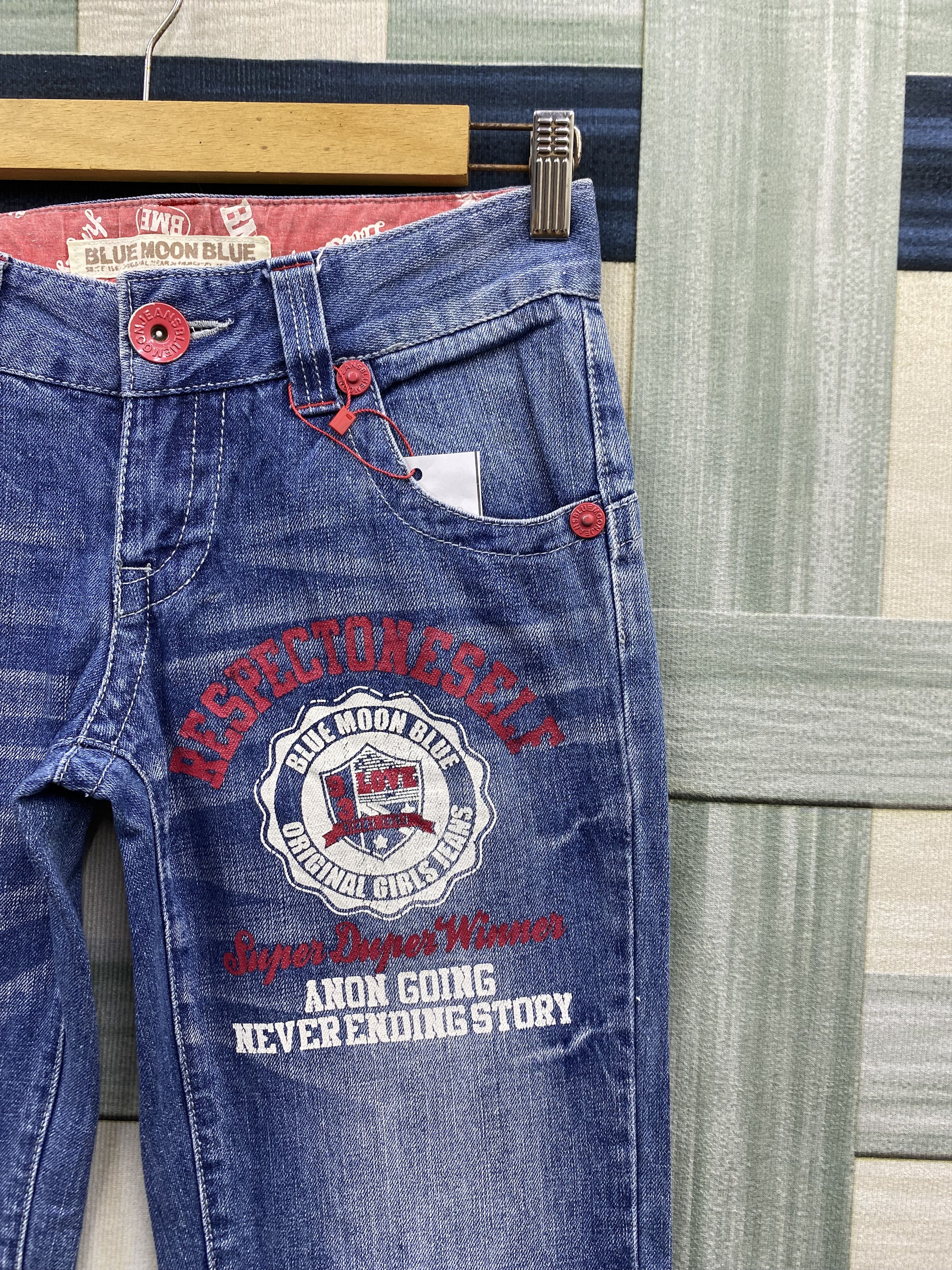 Japanese Brand × Vintage Japanese Brand Blue Moon Blue Denim Jean Size US 30 / EU 46 - 7 Thumbnail