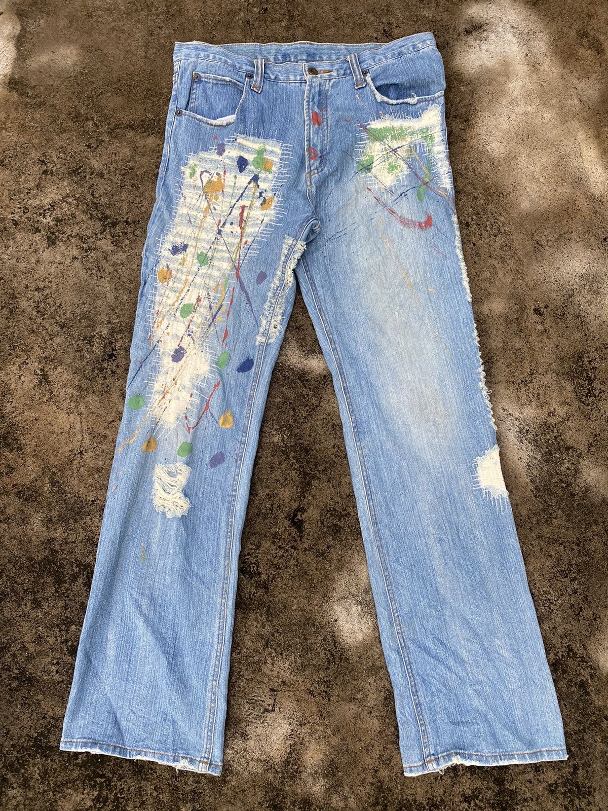 🖤BLACKFRIDAY🖤Japanese Unknown Denim Painted Like Kapital