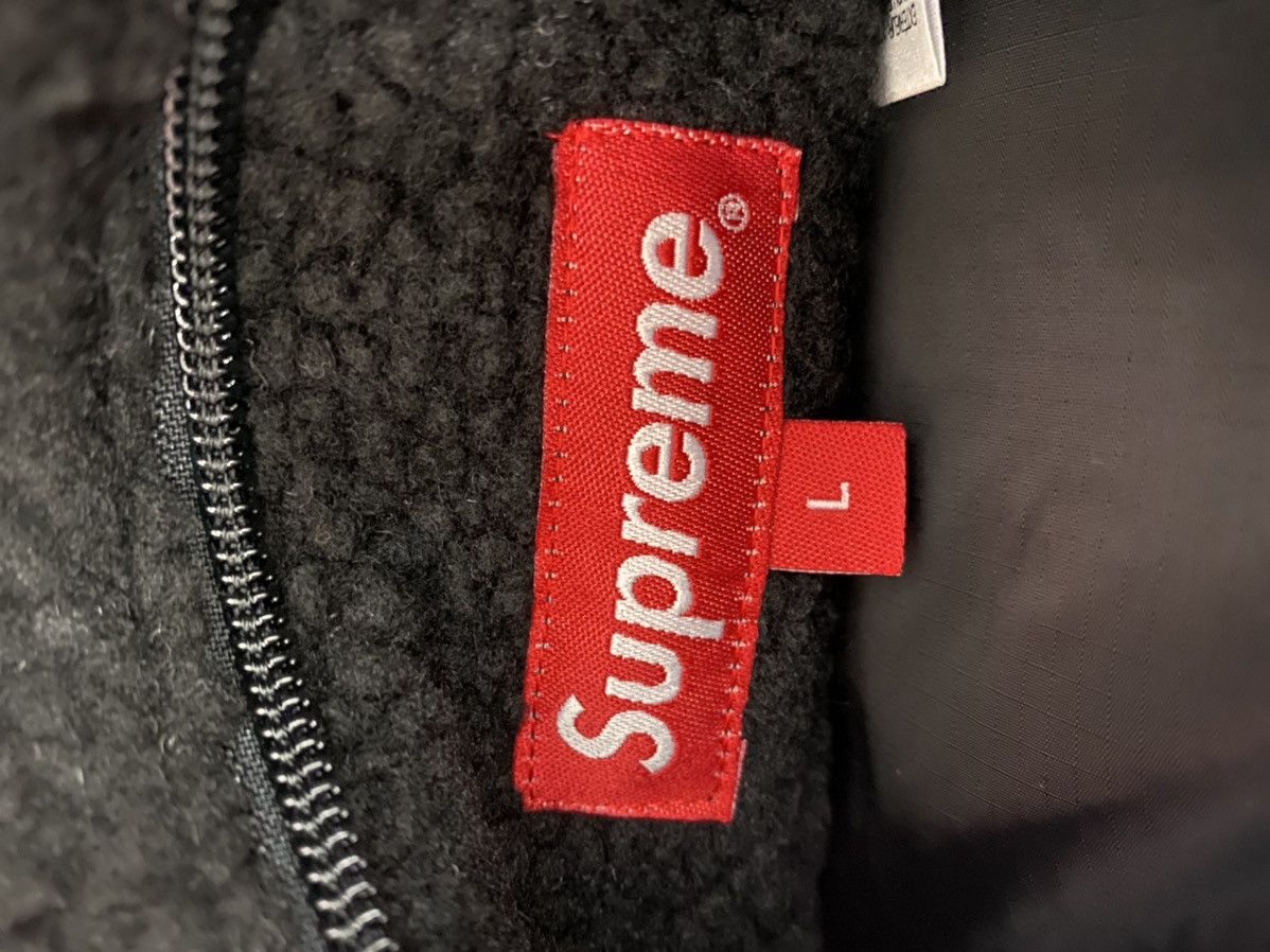 Goretex × Supreme 2018 Supreme Goretex Reversible Fleece Repeat Jacket Black Size US L / EU 52-54 / 3 - 6 Thumbnail
