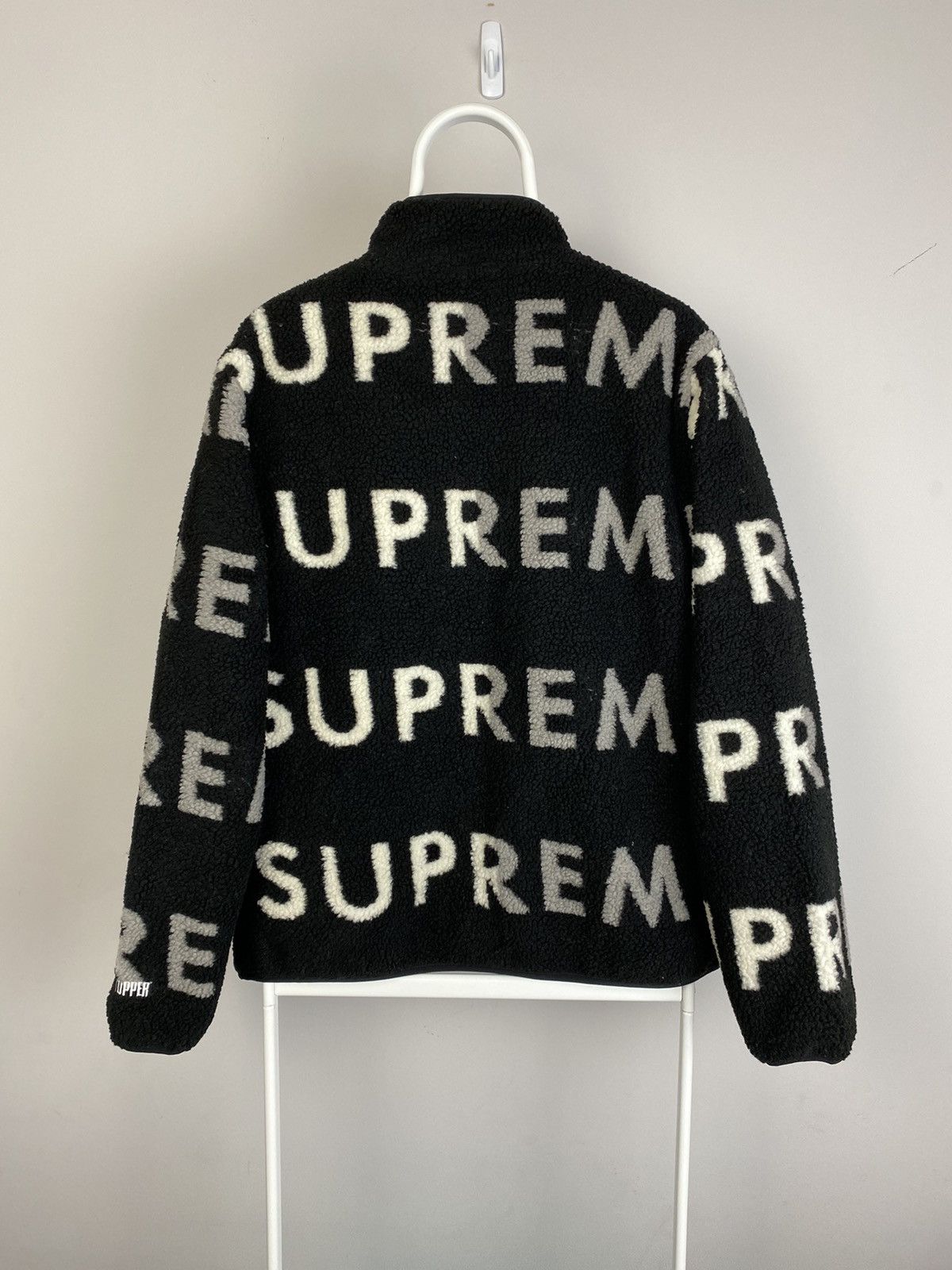 Goretex × Supreme 2018 Supreme Goretex Reversible Fleece Repeat Jacket Black Size US L / EU 52-54 / 3 - 9 Thumbnail