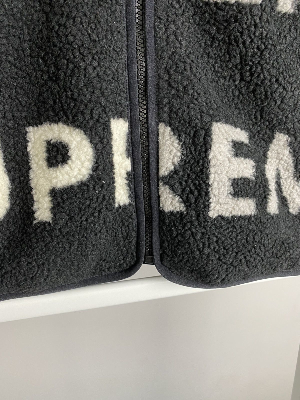 Goretex × Supreme 2018 Supreme Goretex Reversible Fleece Repeat Jacket Black Size US L / EU 52-54 / 3 - 4 Thumbnail