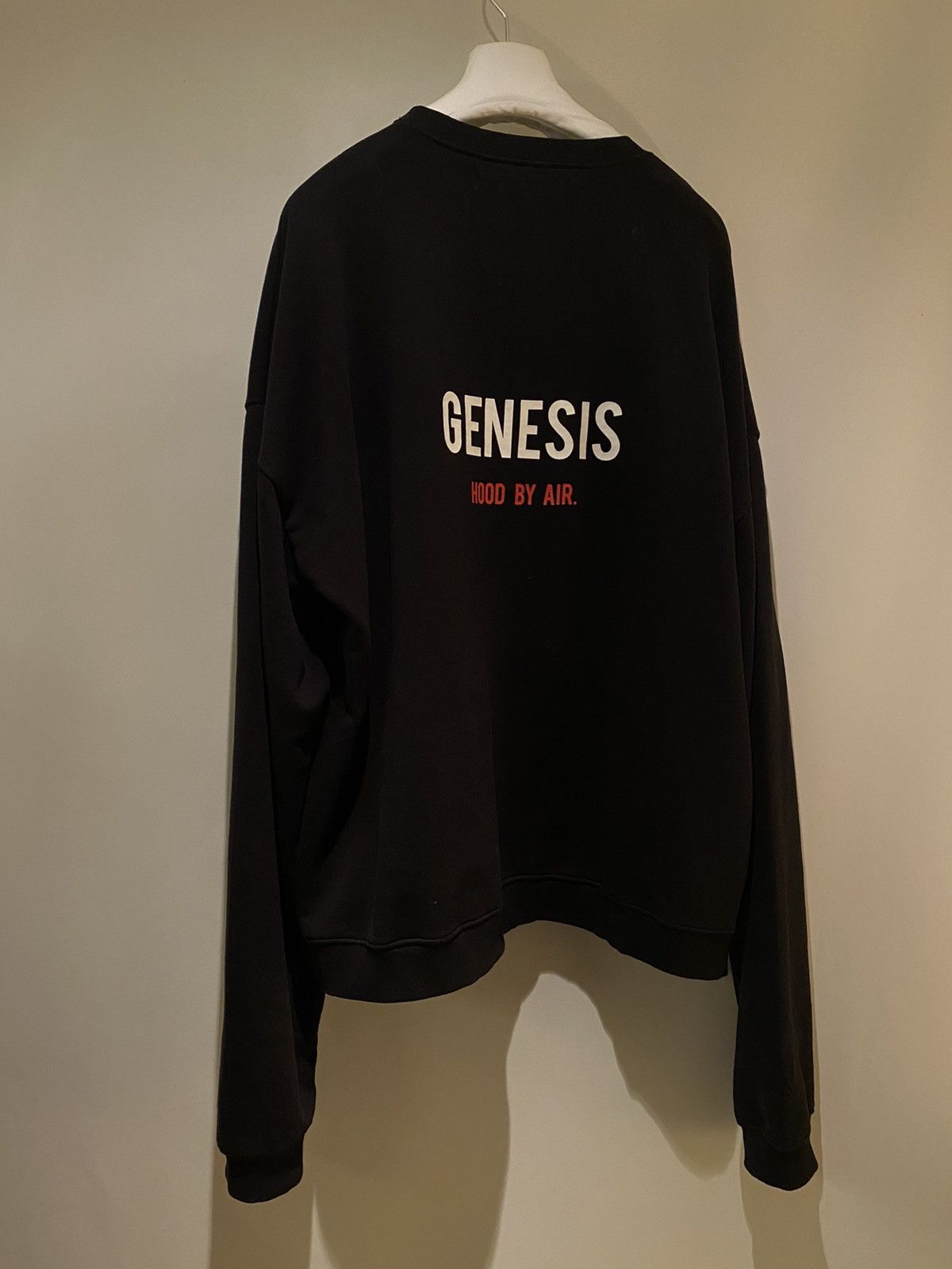 Hood By Air ss2021 Logo long sleeves oversized sweatshirt black Size US XL / EU 56 / 4 - 2 Thumbnail