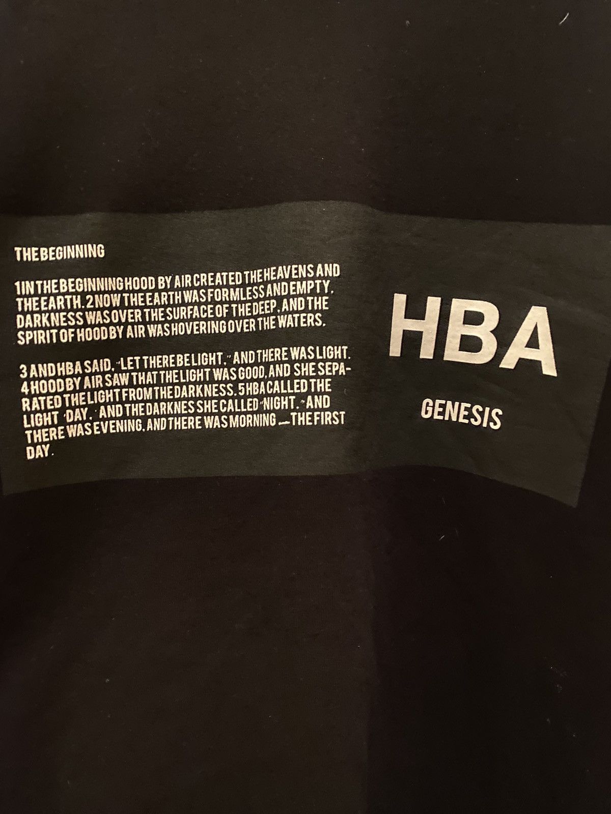 Hood By Air ss2021 Logo long sleeves oversized sweatshirt black Size US XL / EU 56 / 4 - 3 Thumbnail