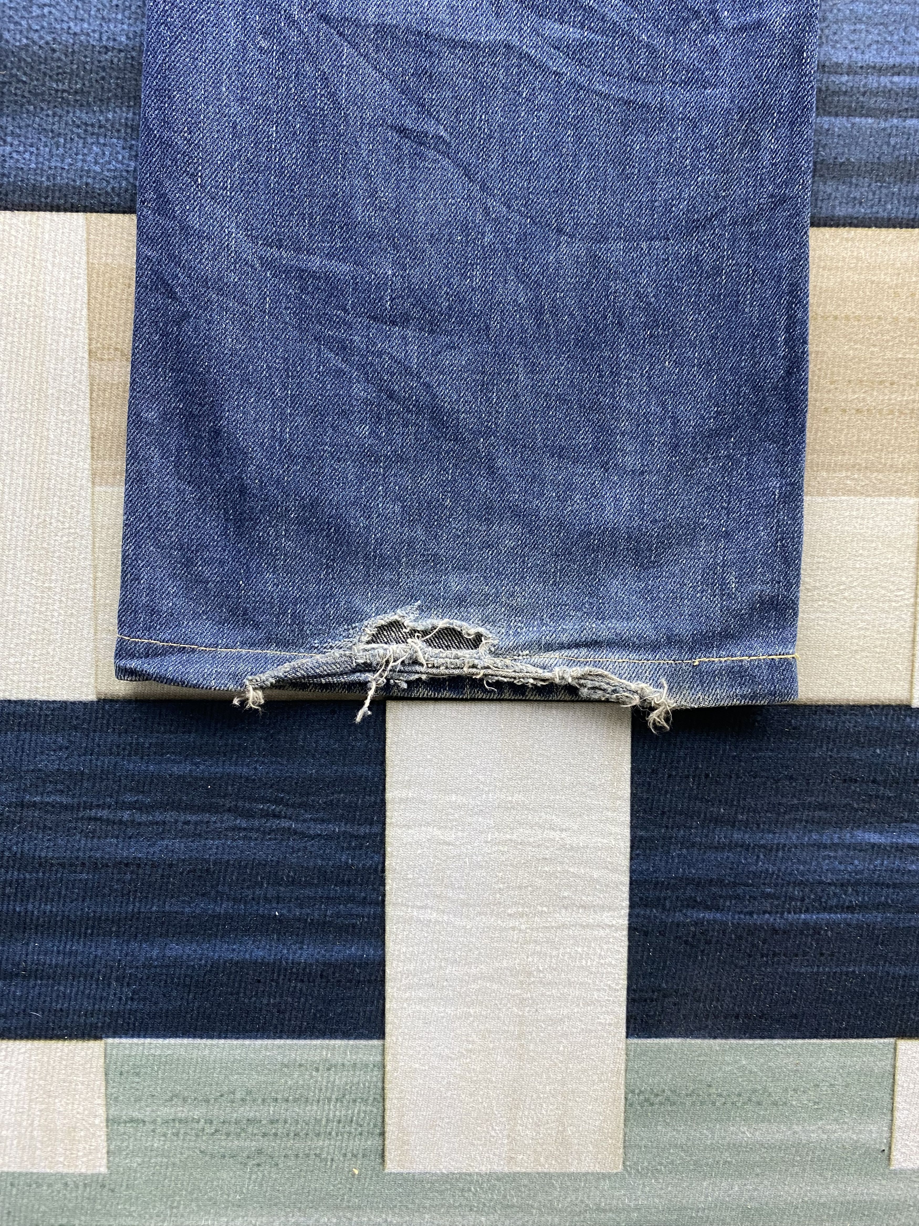 Diesel Vintage Diesel Zatiny Faded Blue Distress Denim Jean Size US 29 - 14 Thumbnail