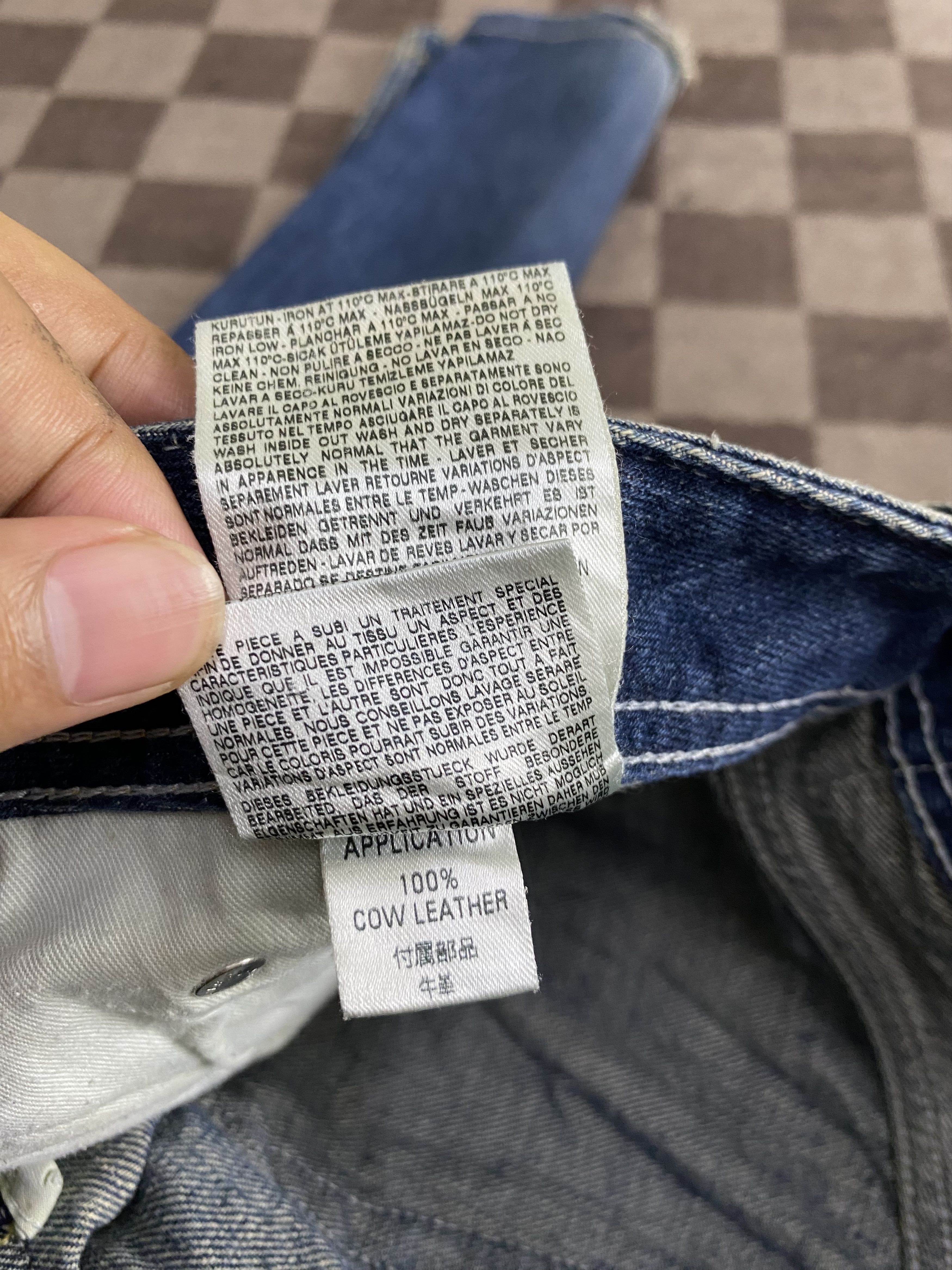 Diesel Vintage Diesel Zatiny Faded Blue Distress Denim Jean Size US 29 - 21 Thumbnail