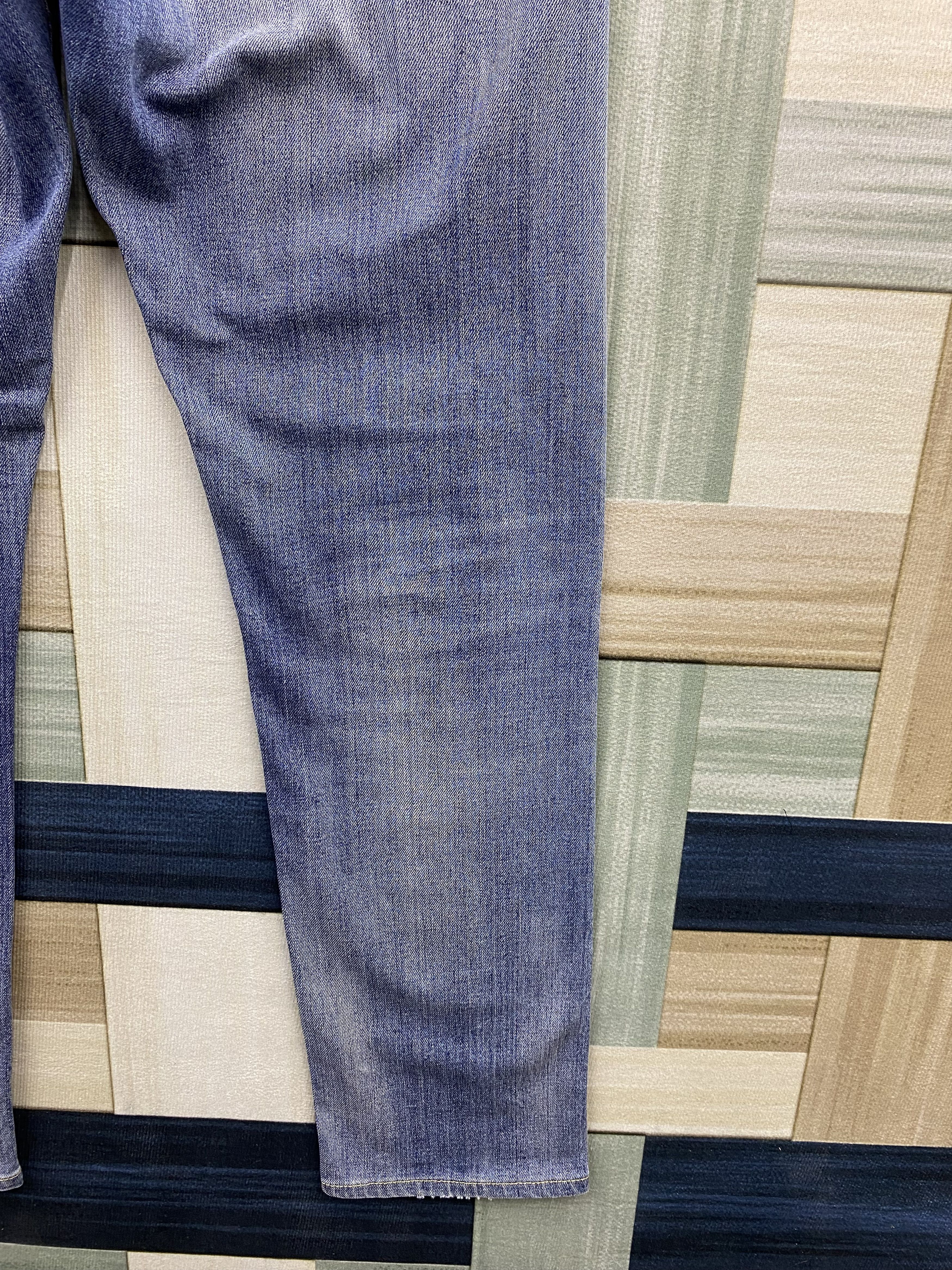Uniqlo Vintage Uniqlo Selvedge Faded Blue Distress Denim Jean Size US 31 - 10 Thumbnail