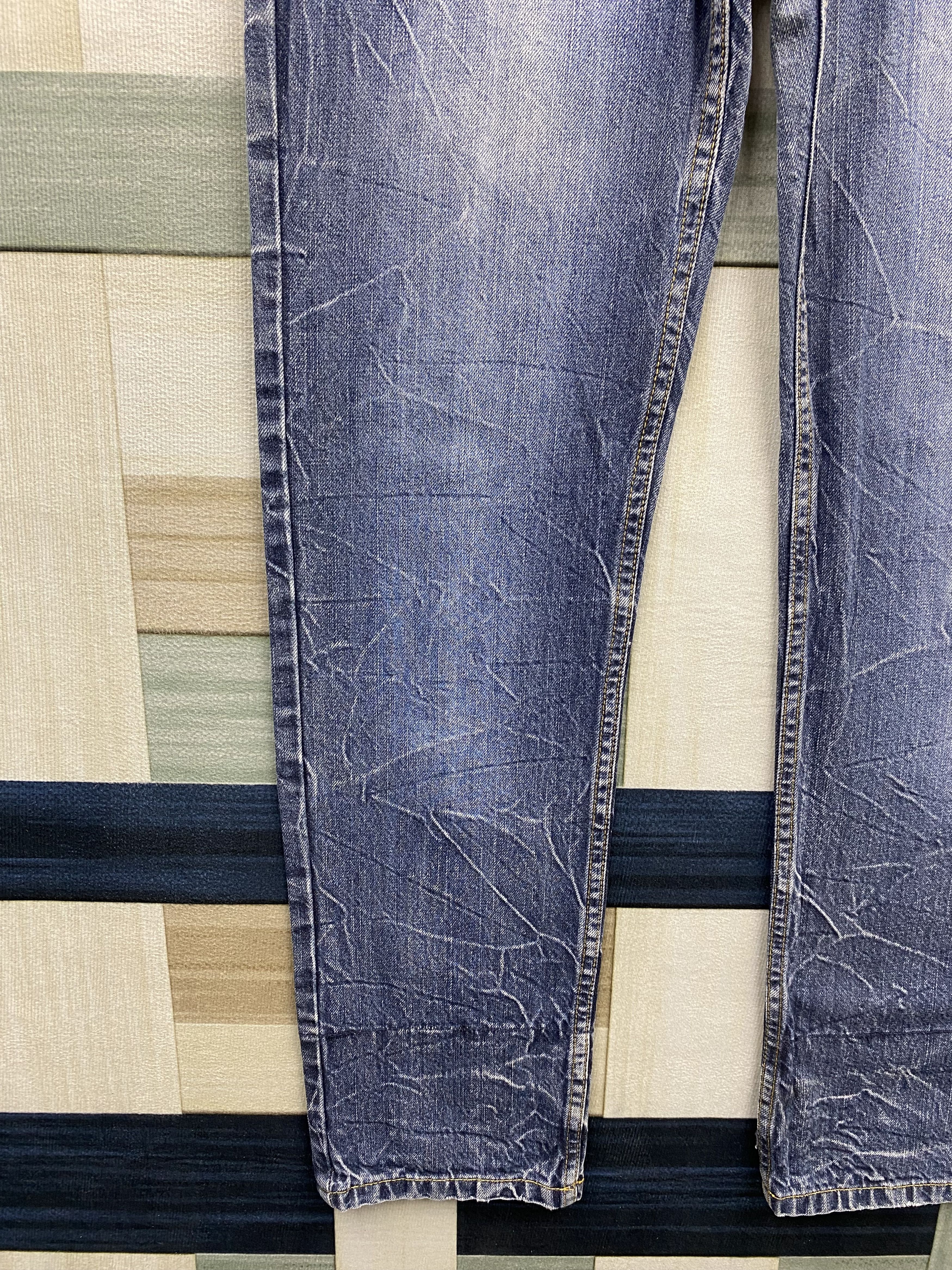 Japanese Brand Vintage Japanese Brand Double Waist Faded Blue Denim Jean Size US 33 - 9 Thumbnail