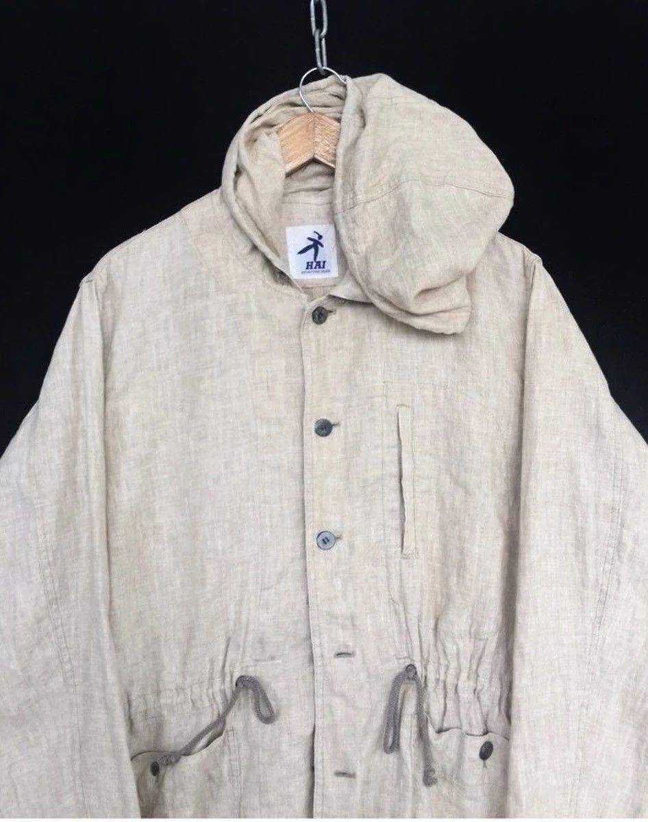 Issey Miyake 💥Final💥Issey Miyake Hai Sporitng Gear Linen Parka Jacket Size US L / EU 52-54 / 3 - 3 Thumbnail