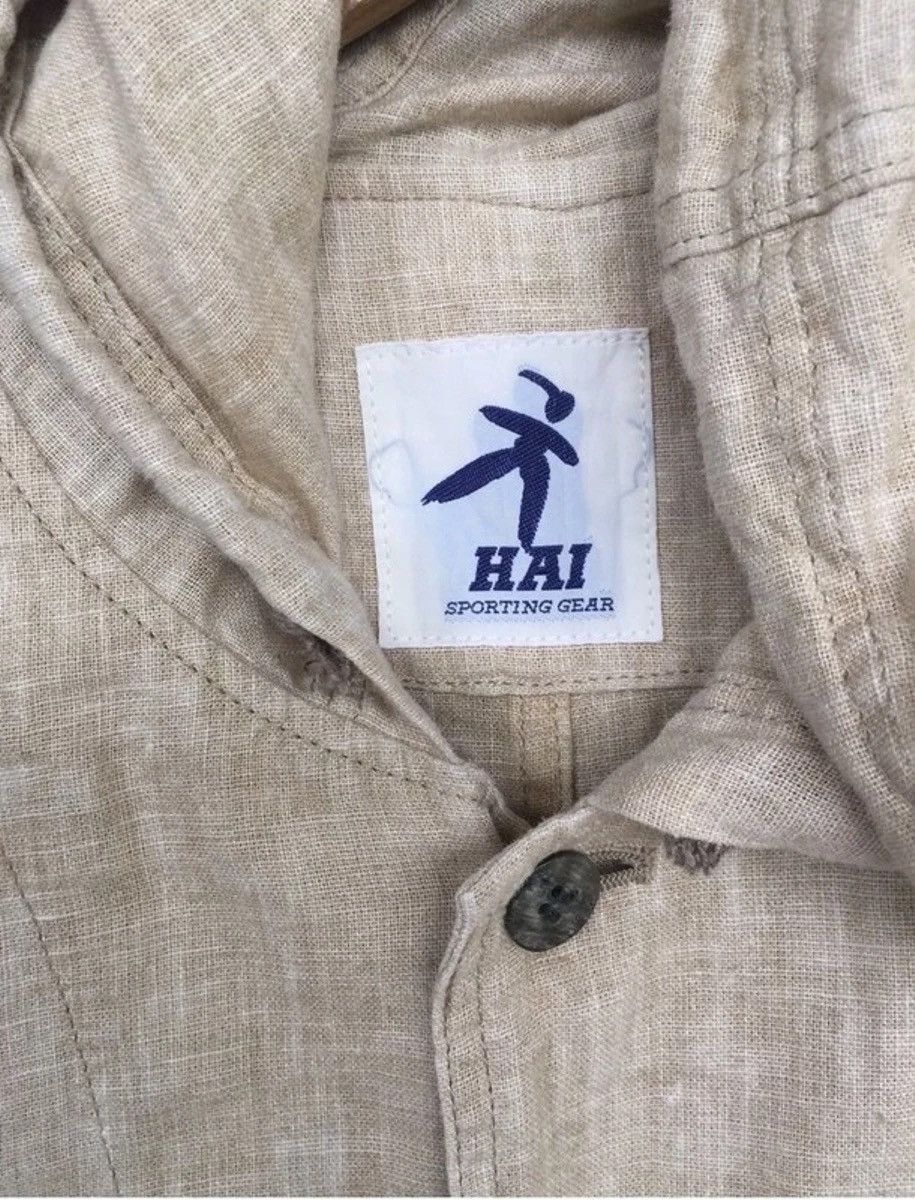 Issey Miyake 💥Final💥Issey Miyake Hai Sporitng Gear Linen Parka Jacket Size US L / EU 52-54 / 3 - 9 Thumbnail