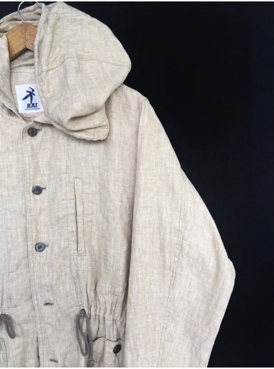 Issey Miyake 💥Final💥Issey Miyake Hai Sporitng Gear Linen Parka Jacket Size US L / EU 52-54 / 3 - 4 Thumbnail