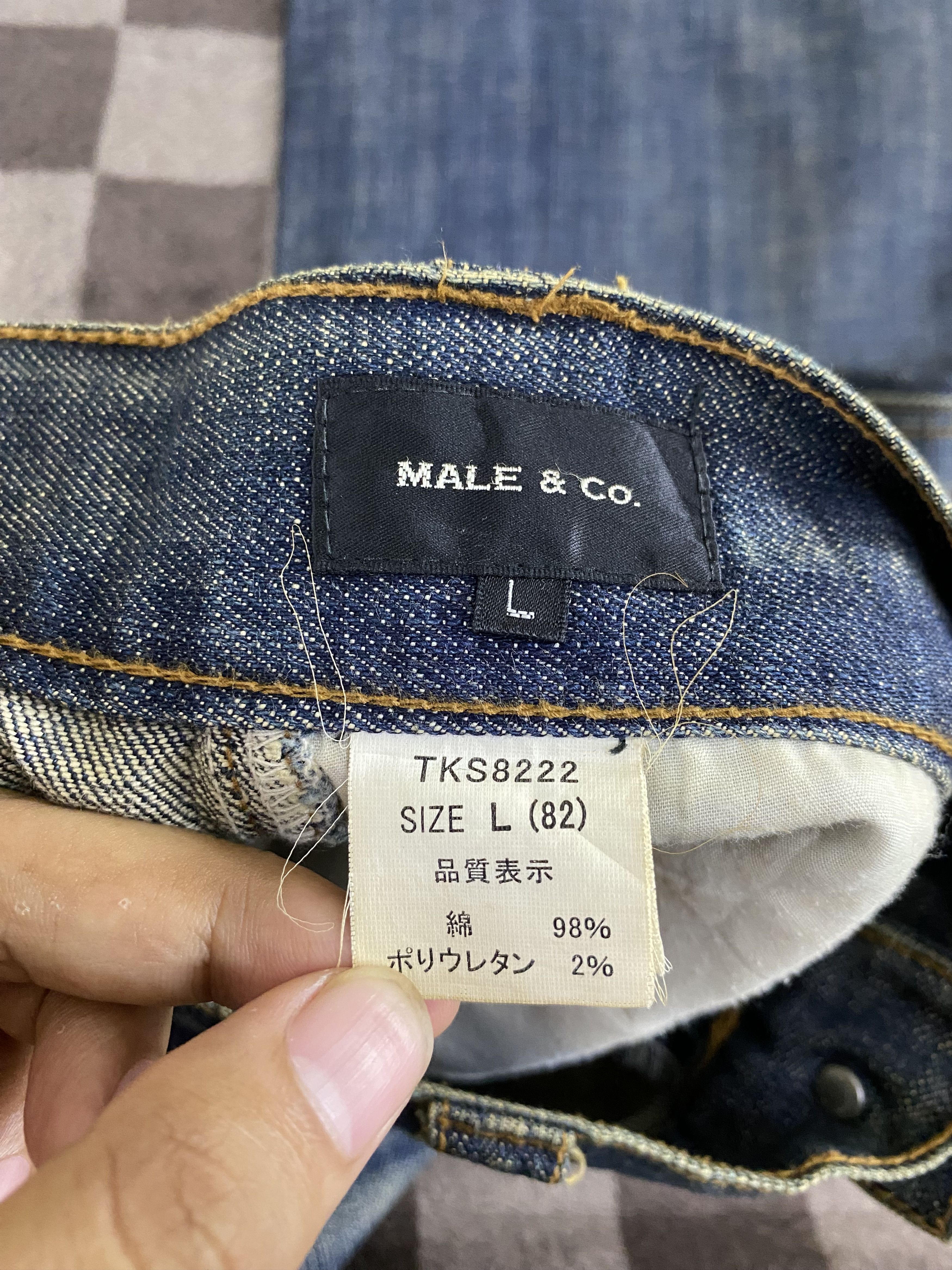 Japanese Brand Japanese Brand Male & Co Light Rusty Denim Jean Size US 34 / EU 50 - 19 Thumbnail