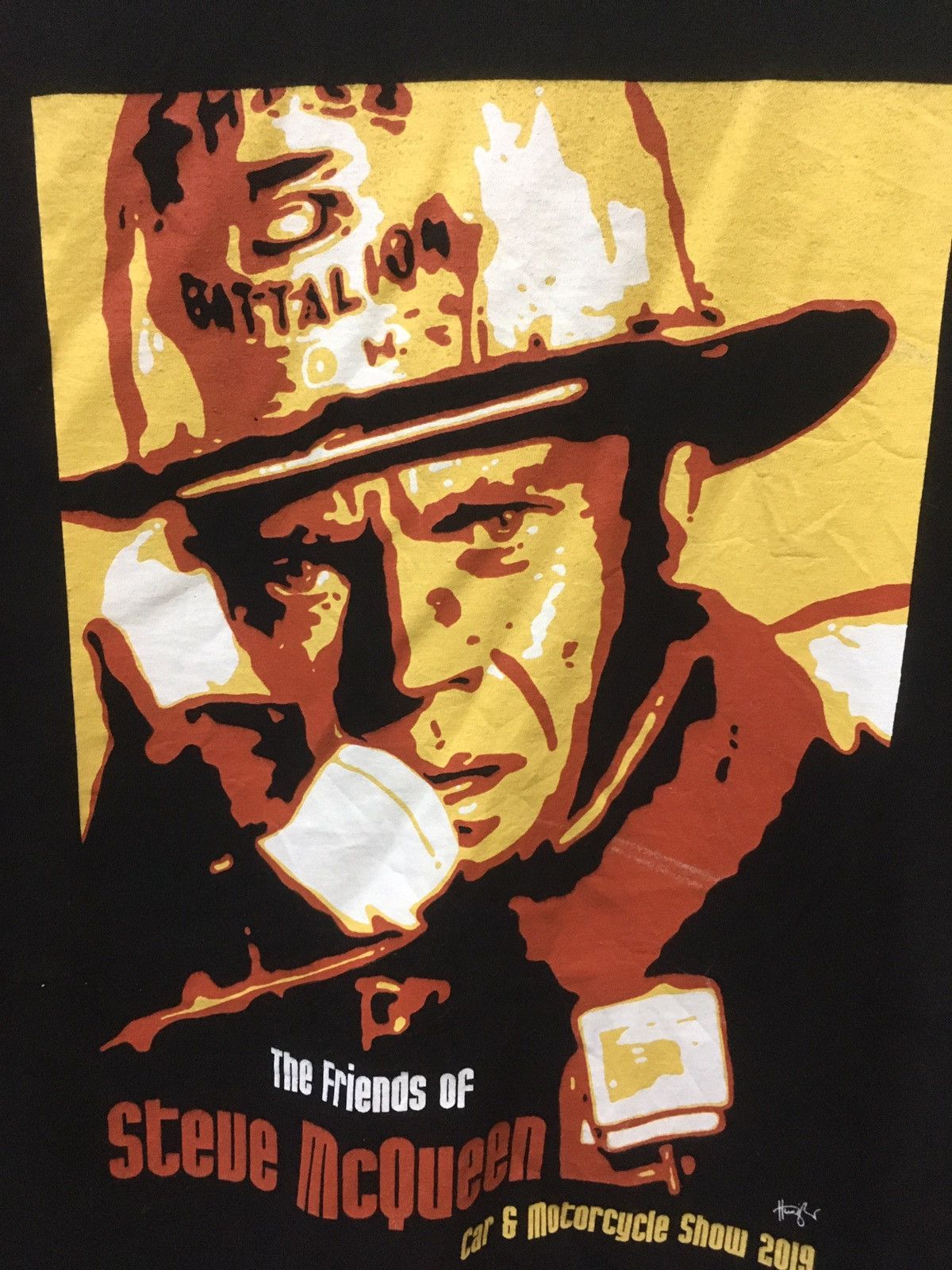 Vintage The friends of Steve mc queen car & motorcycle show 2019 Size US XL / EU 56 / 4 - 6 Thumbnail