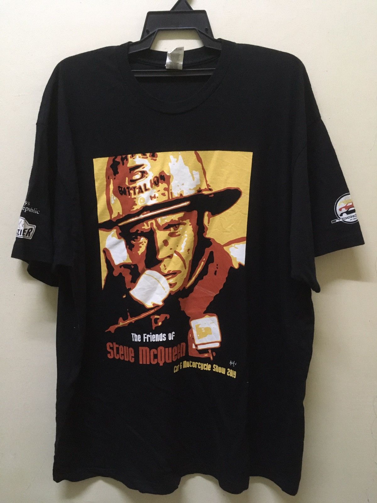 Vintage The friends of Steve mc queen car & motorcycle show 2019 Size US XL / EU 56 / 4 - 1 Thumbnail