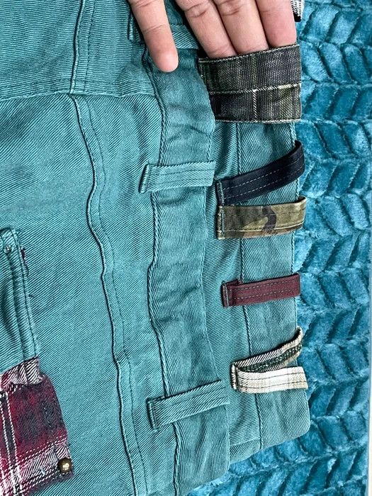 Designer × Seditionaries 💥Double Waist Punk Style MultiZipper Design By Blindedge Size US 32 / EU 48 - 4 Thumbnail