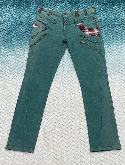 Designer × Seditionaries 💥Double Waist Punk Style MultiZipper Design By Blindedge Size US 32 / EU 48 - 1 Thumbnail