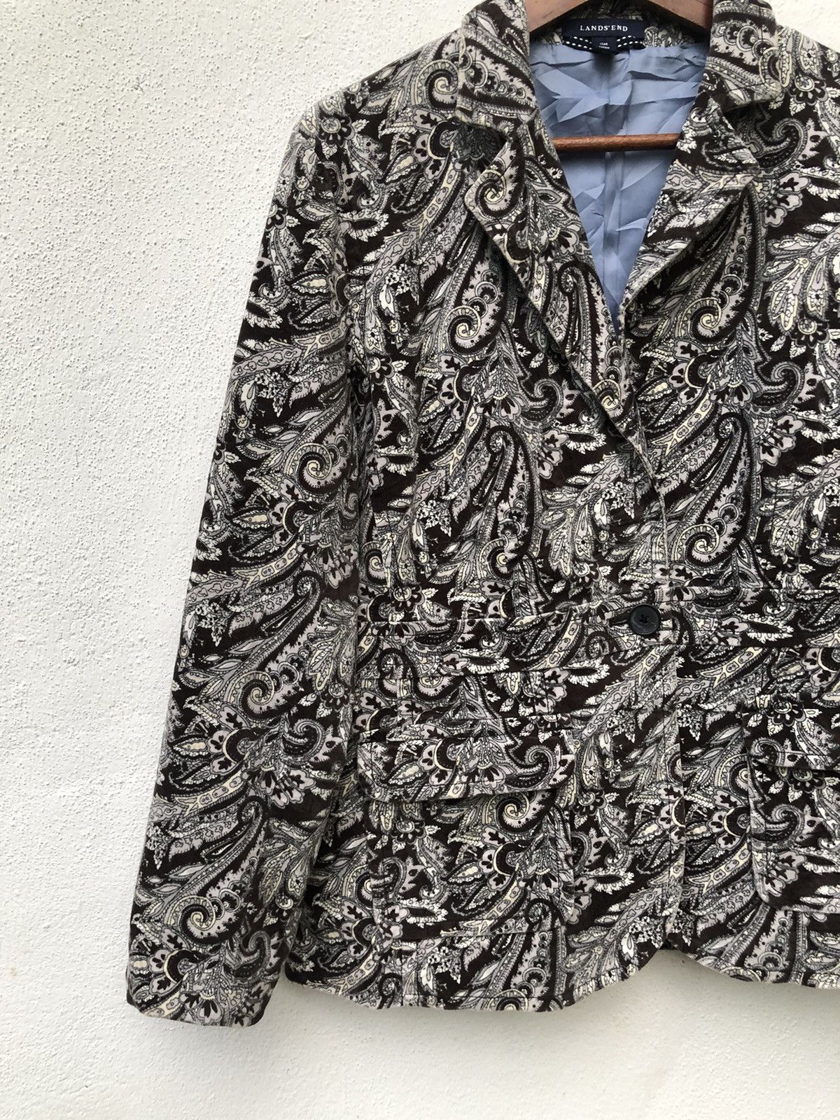 Japanese Brand 🫴🏻JAPANESE BRAND LAND END FULL PRINT PAISLEY Size US L / EU 52-54 / 3 - 6 Thumbnail