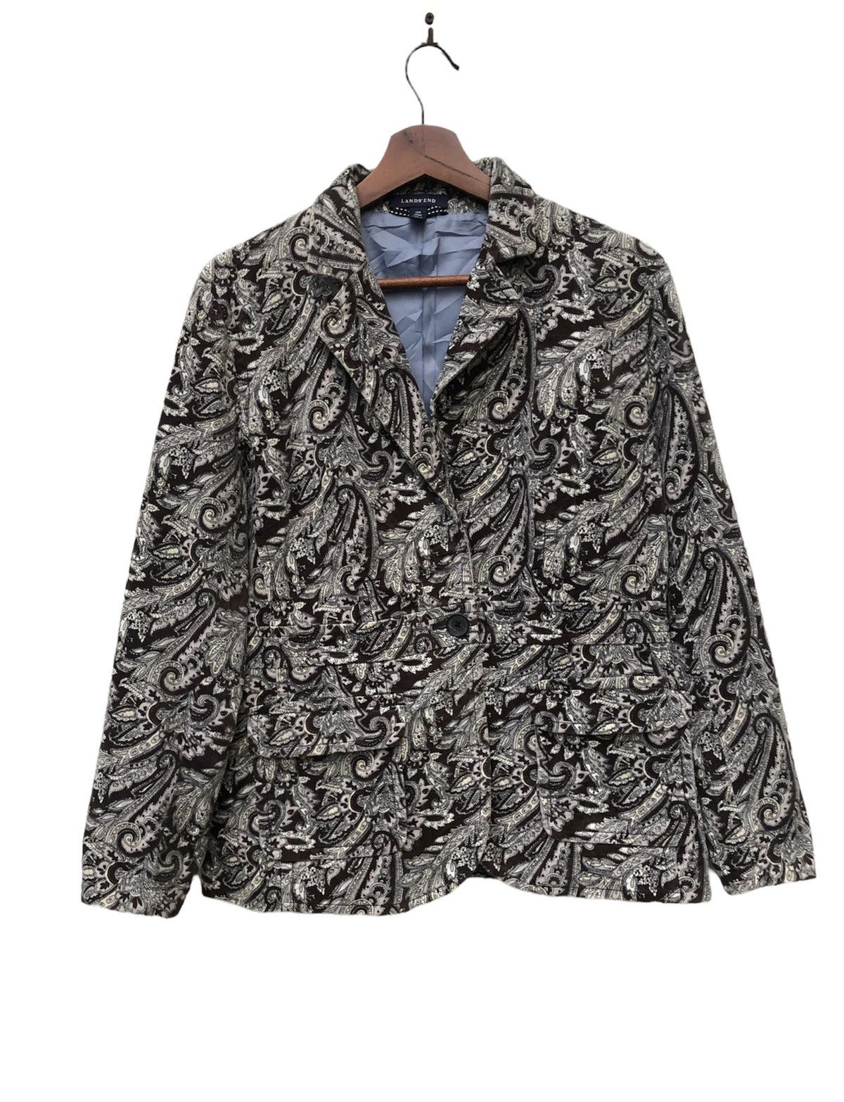 Japanese Brand 🫴🏻JAPANESE BRAND LAND END FULL PRINT PAISLEY Size US L / EU 52-54 / 3 - 1 Thumbnail