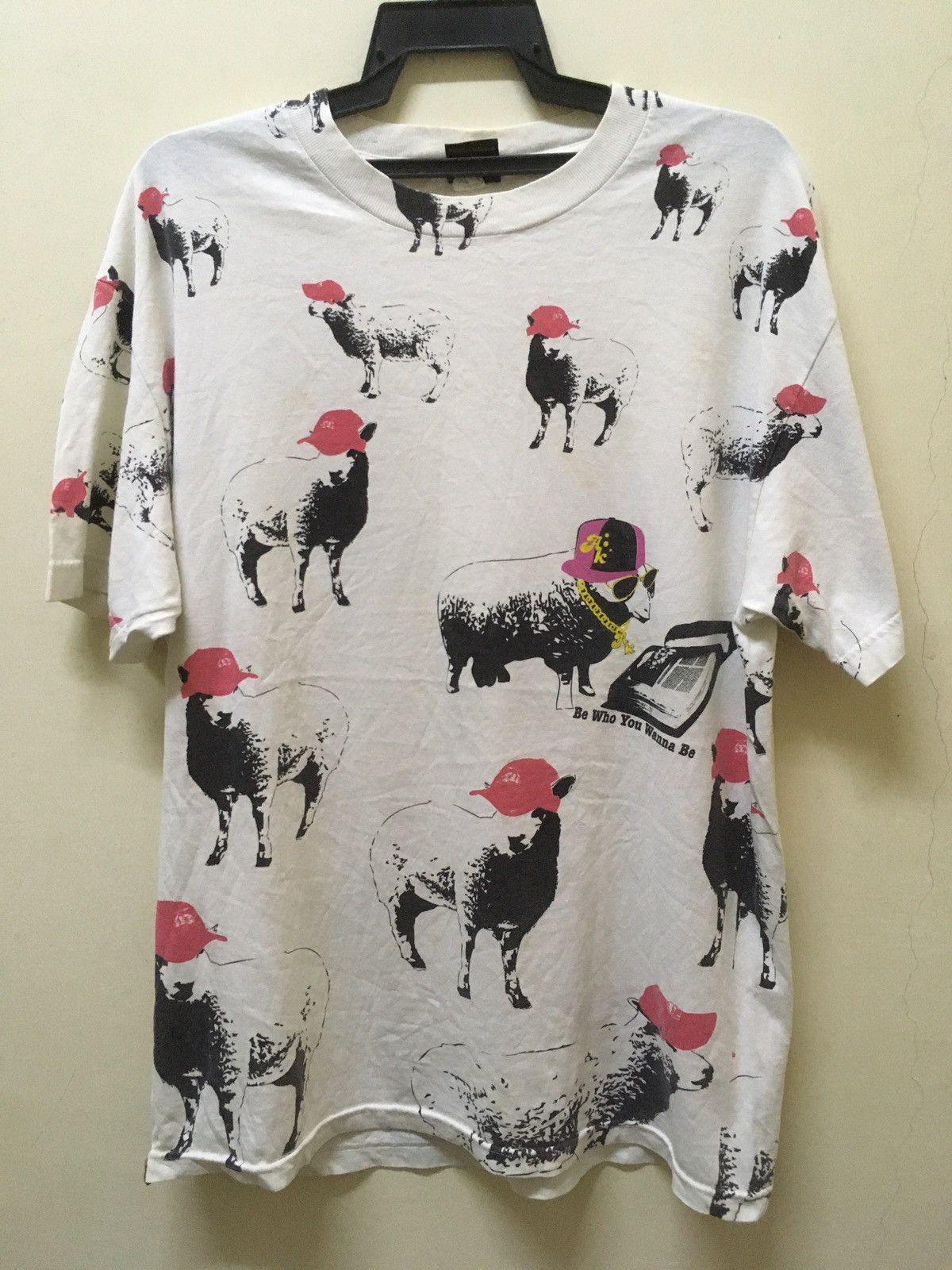 Vintage Akomplice over print sheep rapper tee Size US L / EU 52-54 / 3 - 1 Thumbnail