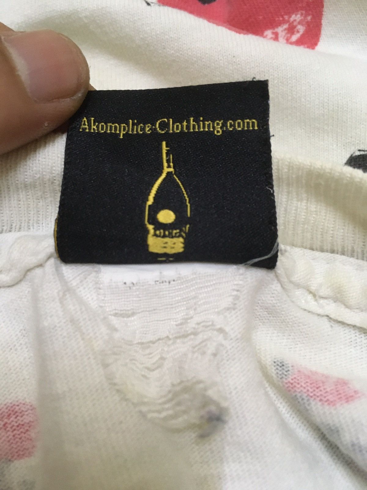 Vintage Akomplice over print sheep rapper tee Size US L / EU 52-54 / 3 - 9 Thumbnail