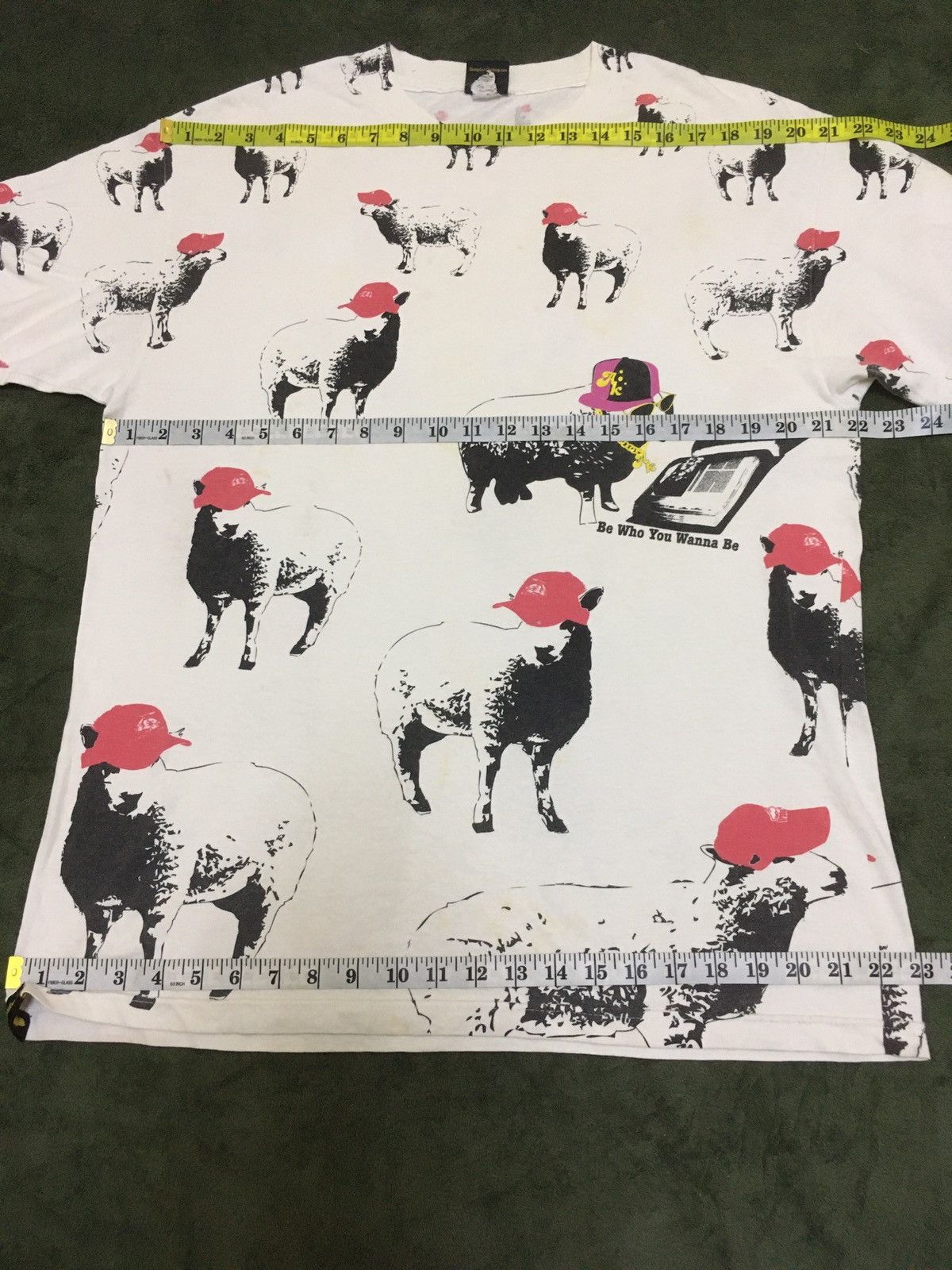 Vintage Akomplice over print sheep rapper tee Size US L / EU 52-54 / 3 - 5 Thumbnail