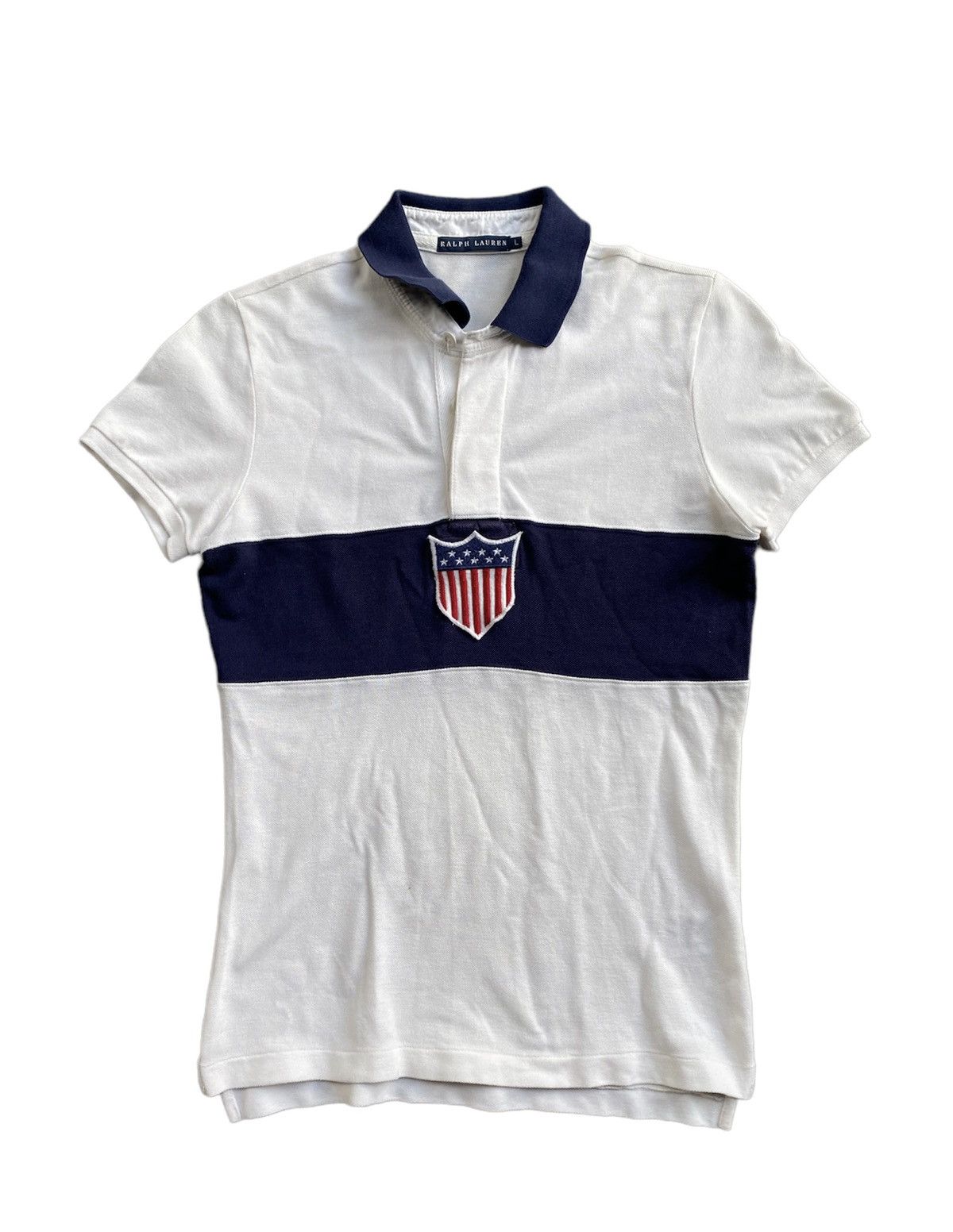 Ralph Lauren VTG K swiss rugby polo Size M / US 6-8 / IT 42-44 - 1 Thumbnail