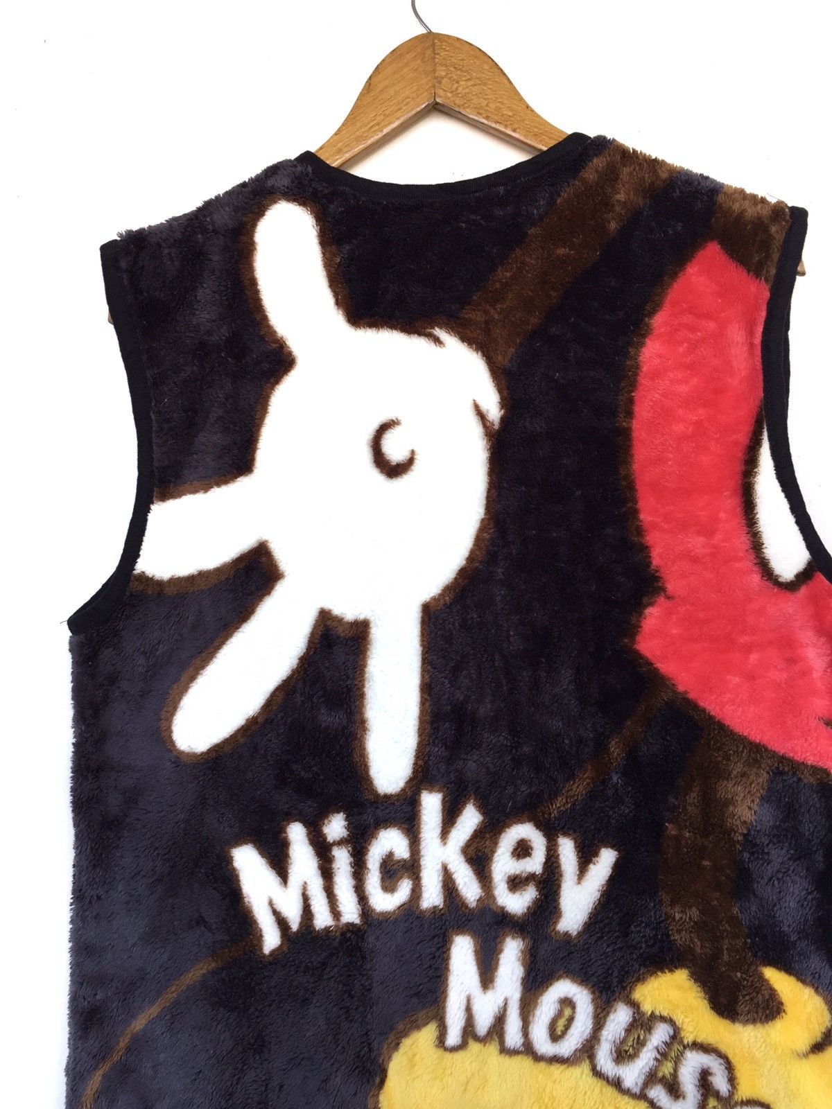 Disney × Mickey Mouse 🔥Mickey Mouse Vest Fleece Zipper Overprint Size US L / EU 52-54 / 3 - 3 Thumbnail
