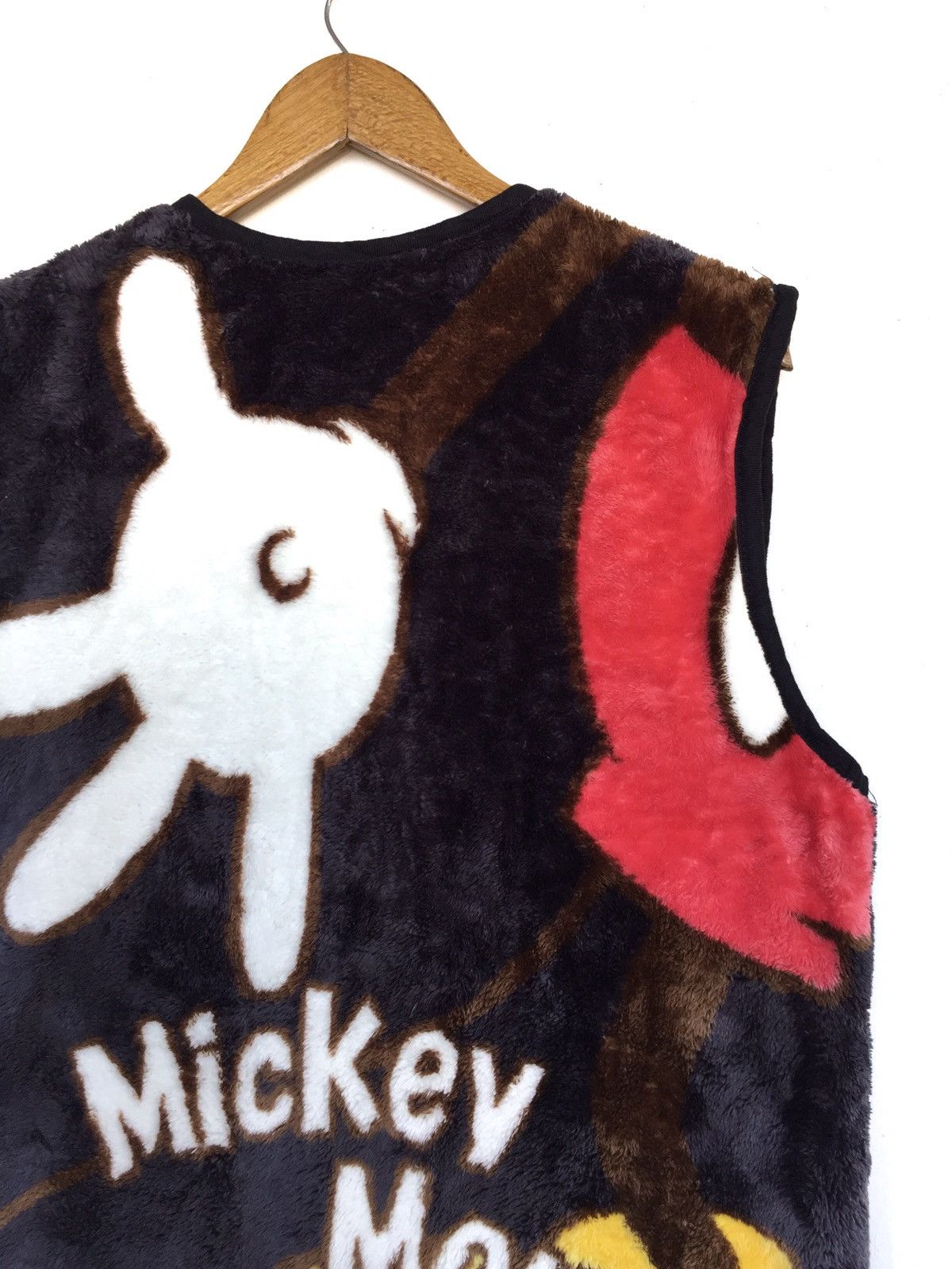Disney × Mickey Mouse 🔥Mickey Mouse Vest Fleece Zipper Overprint Size US L / EU 52-54 / 3 - 6 Thumbnail