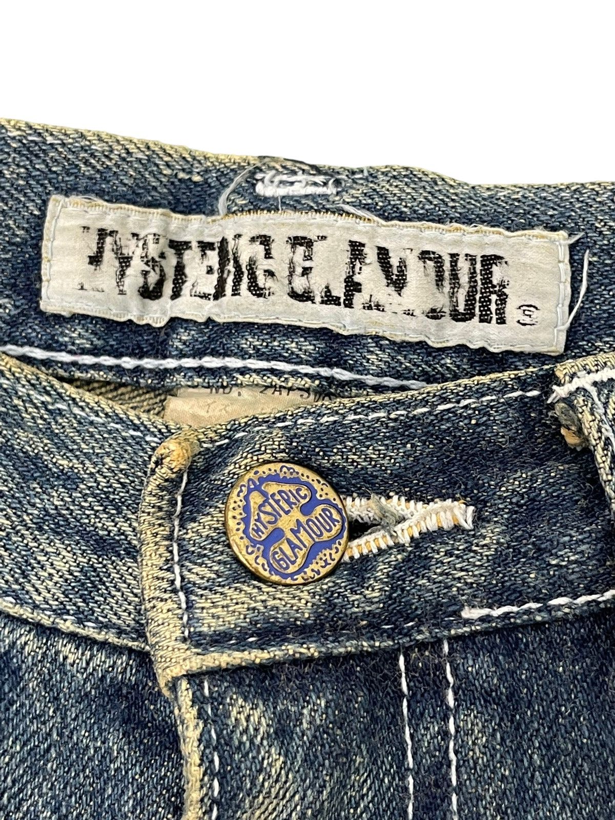 Hysteric Glamour Rare Vintage 80/90s Hysteric Glamour Jeans Slim 5🟦5 Size US 30 / EU 46 - 14 Thumbnail