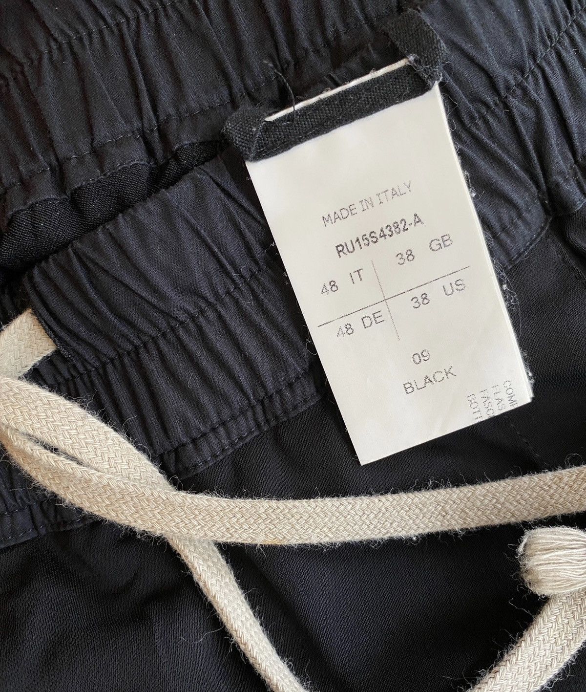 Rick Owens Rick Owens ro 15ss black shorts Size US 31 - 5 Thumbnail