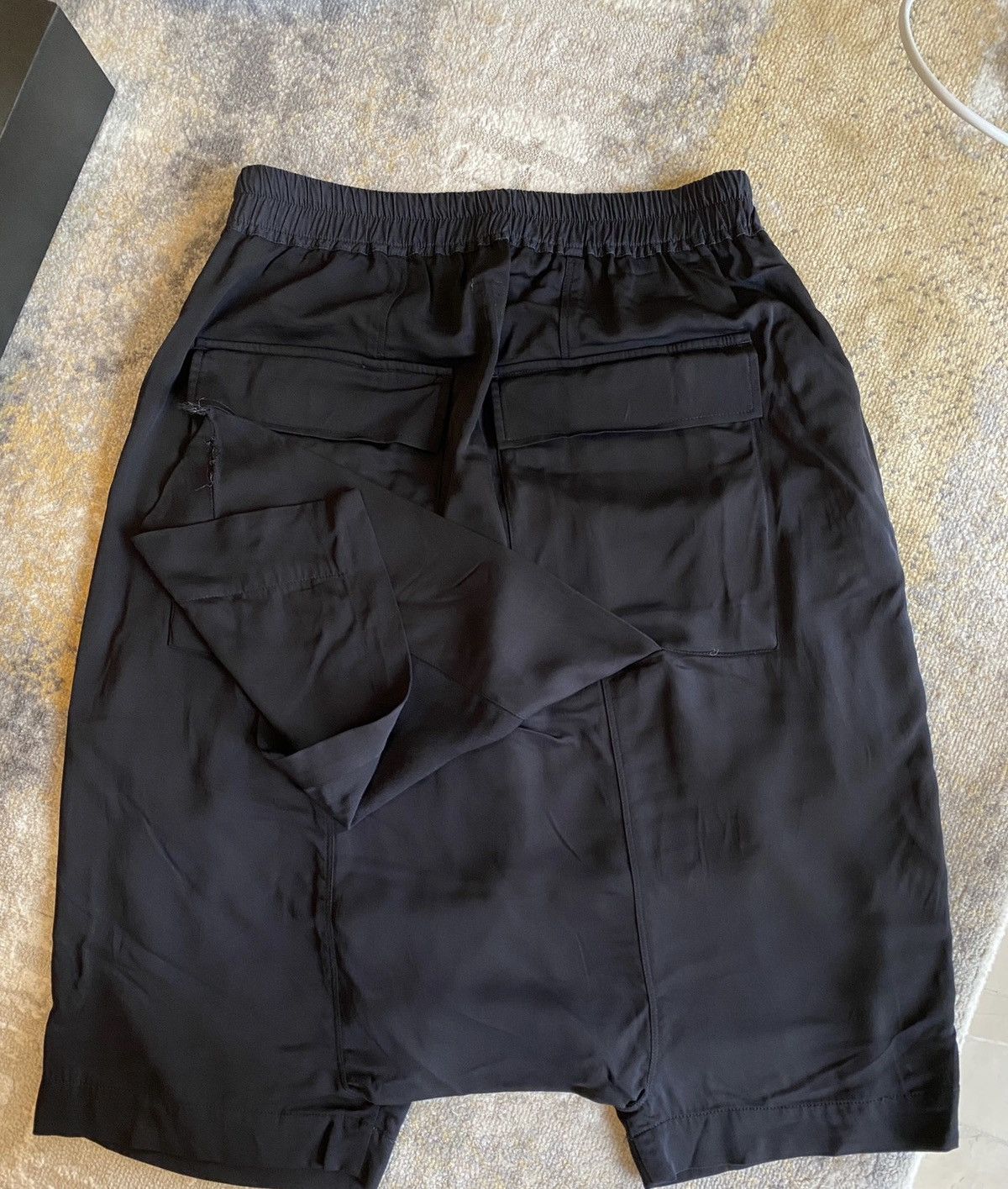 Rick Owens Rick Owens ro 15ss black shorts Size US 31 - 4 Thumbnail