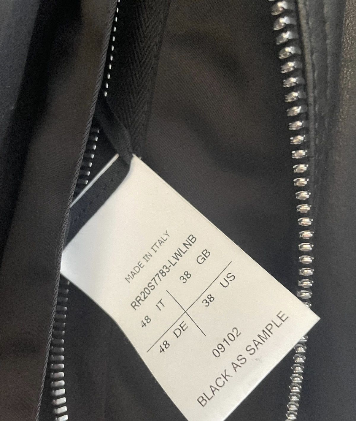 Rick Owens Rick Owens ro SS20 leather biker jacket Size US M / EU 48-50 / 2 - 6 Thumbnail