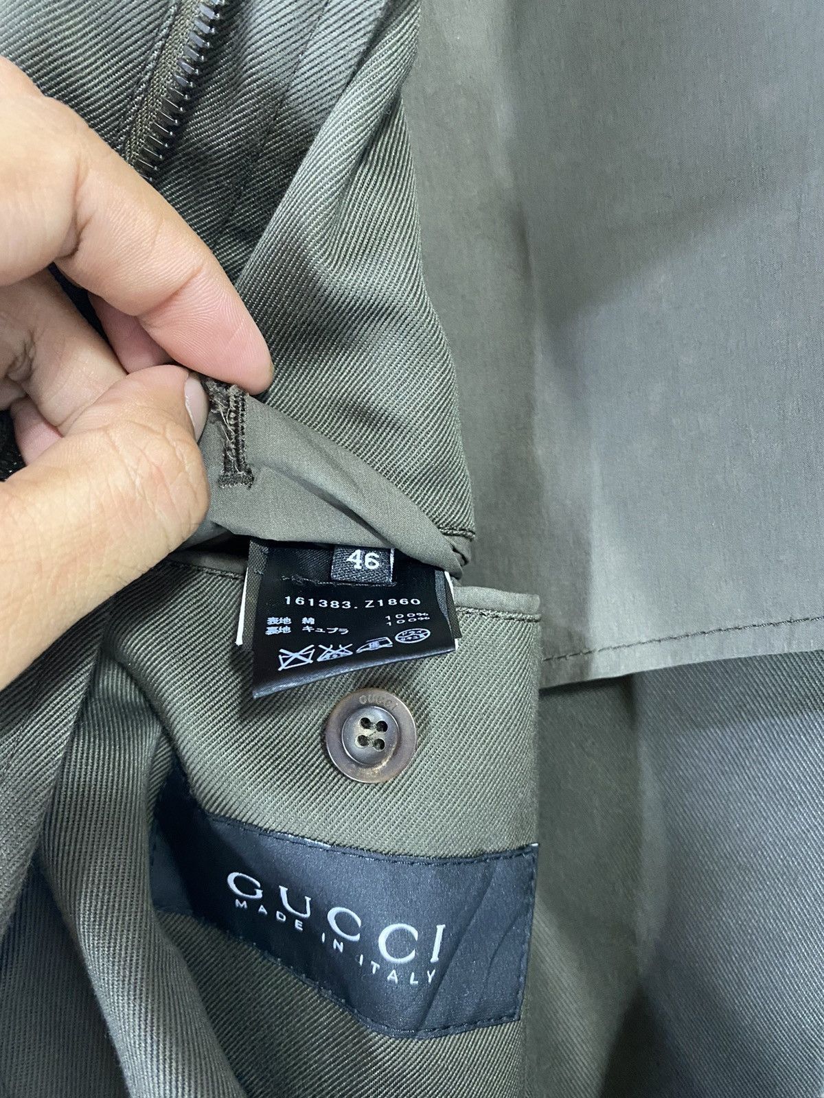 Gucci Rare Gucci Trench Coat Small Embroidery Logo Tactical Pocket Size US S / EU 44-46 / 1 - 14 Thumbnail