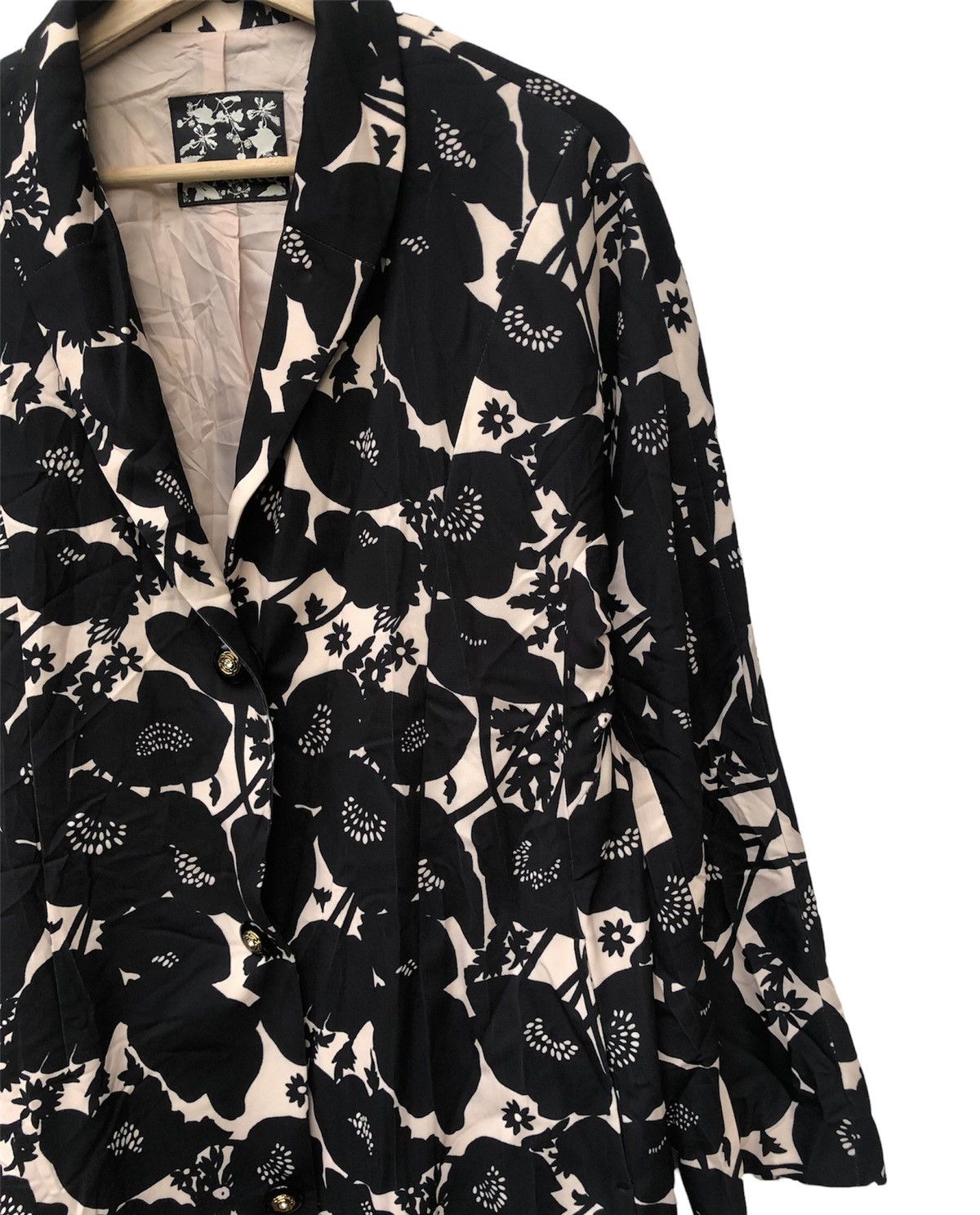 Otto OTTO FULL PRINT FLOWER JACKET TRADITIONAL BUTTON DIAMOND Size M / US 6-8 / IT 42-44 - 4 Thumbnail