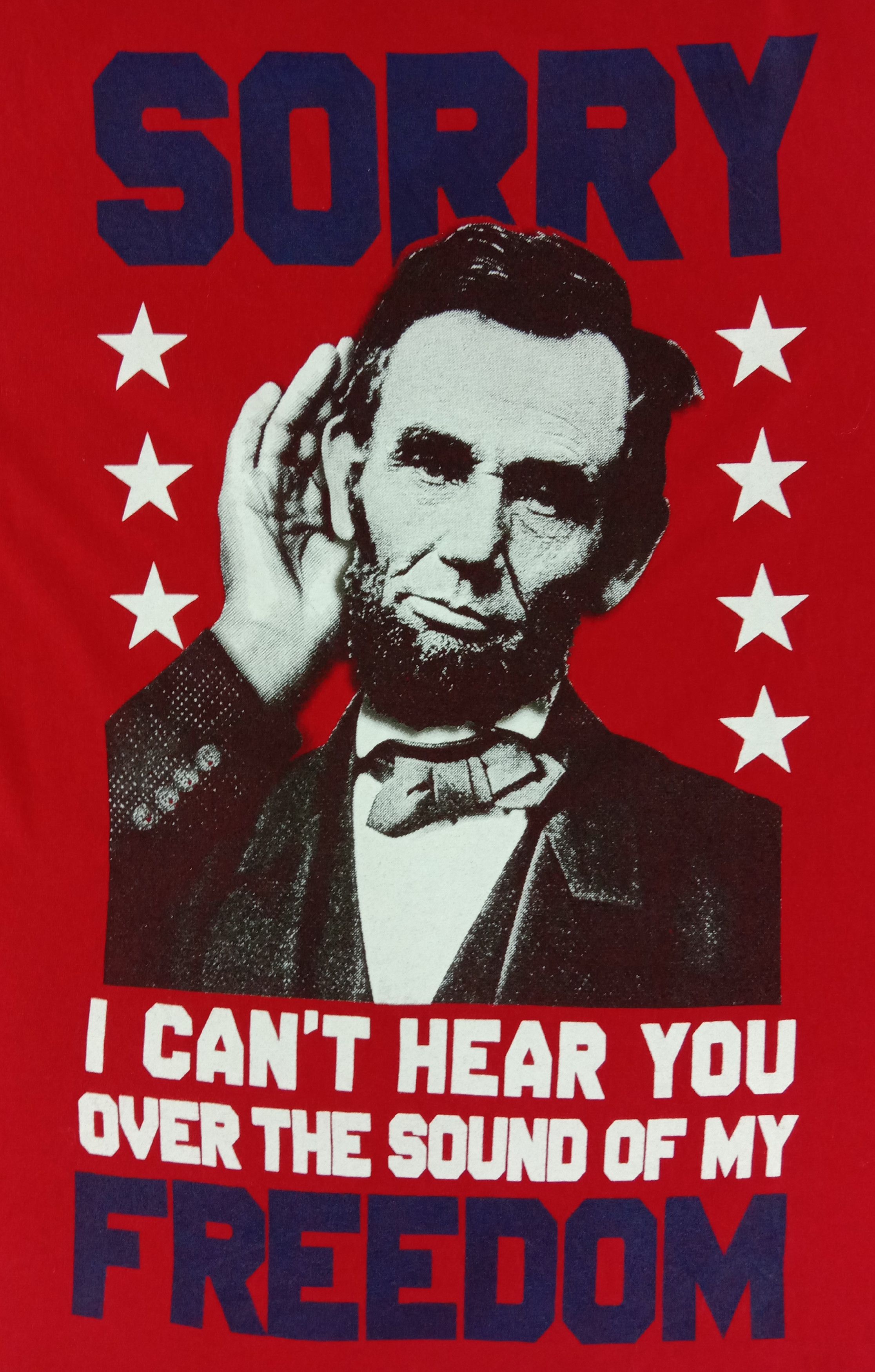 President's Vintage Abraham Lincoln Spirit Of America T Shirt Size US L / EU 52-54 / 3 - 2 Thumbnail