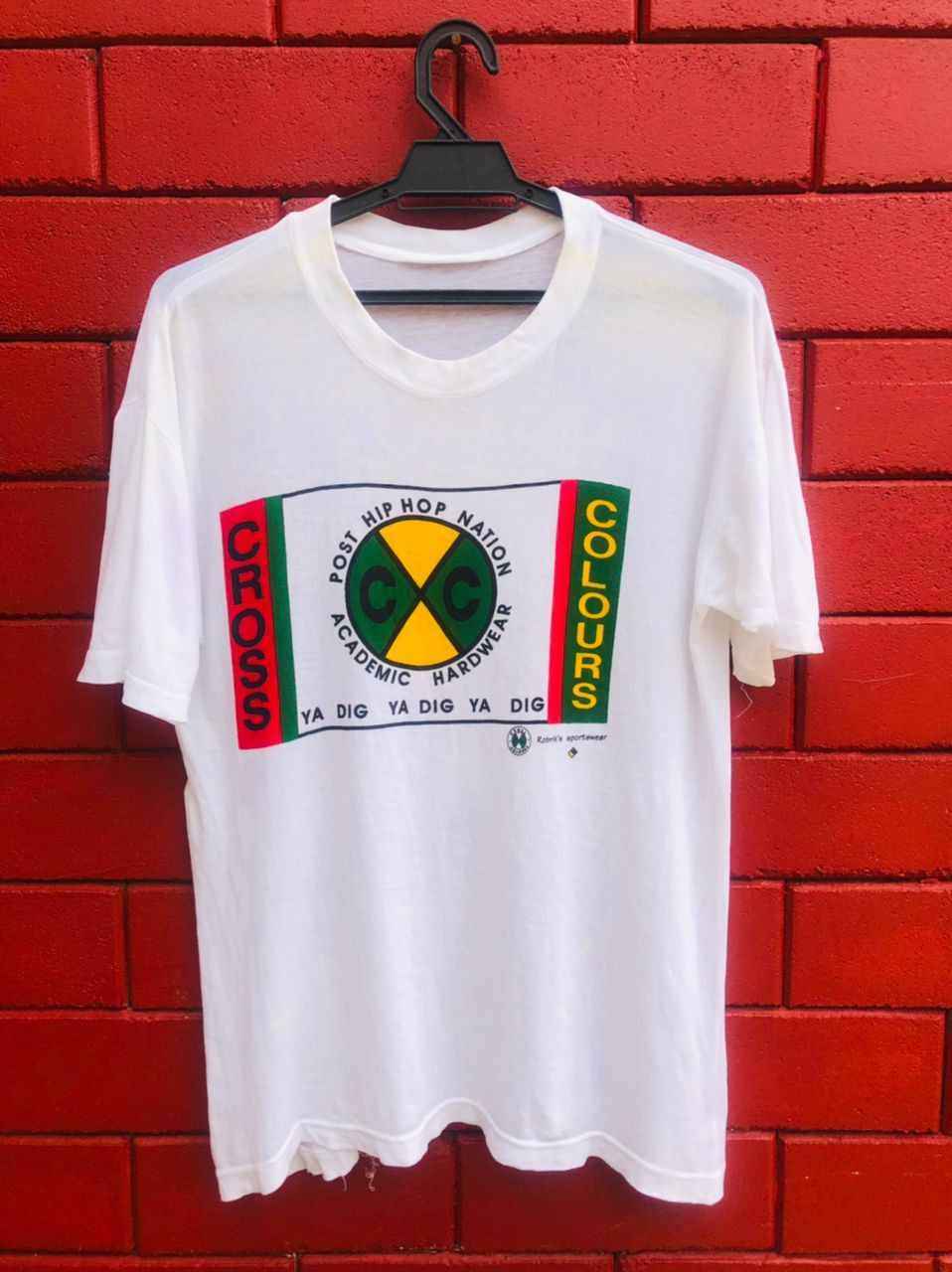 Cross Colours × Vintage Vintage Cross Colour Post Hip Hop Nation Rap Style Shirt Size US M / EU 48-50 / 2 - 1 Thumbnail