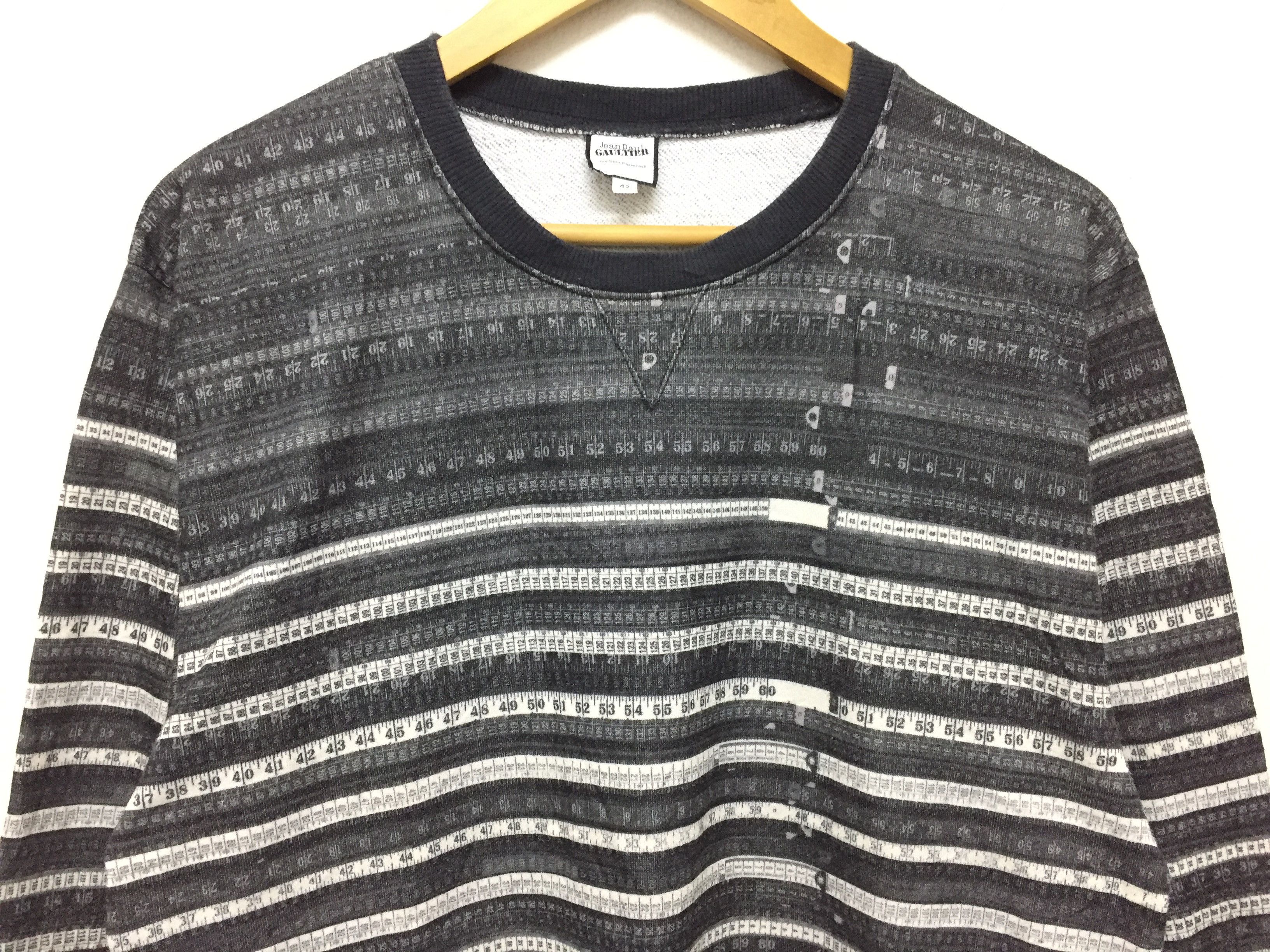 Jean Paul Gaultier JPG Scale Anarchy Chaos sweatshirt Size US M / EU 48-50 / 2 - 3 Thumbnail