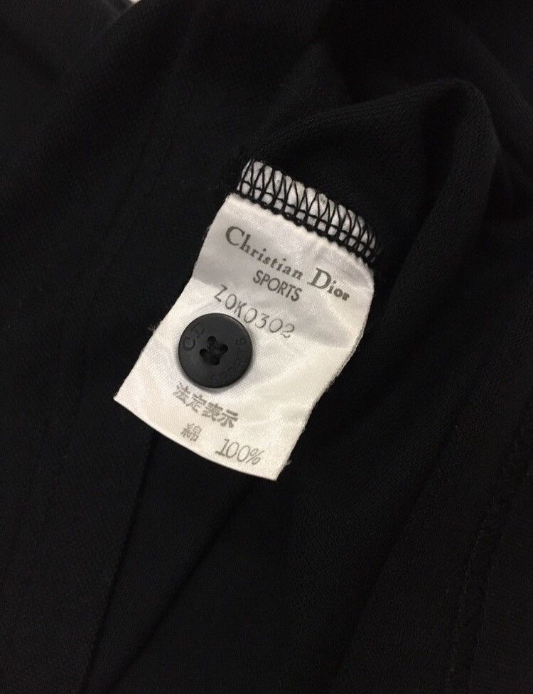 Christian Dior Monsieur CD Sports Black Polo Size US L / EU 52-54 / 3 - 4 Thumbnail