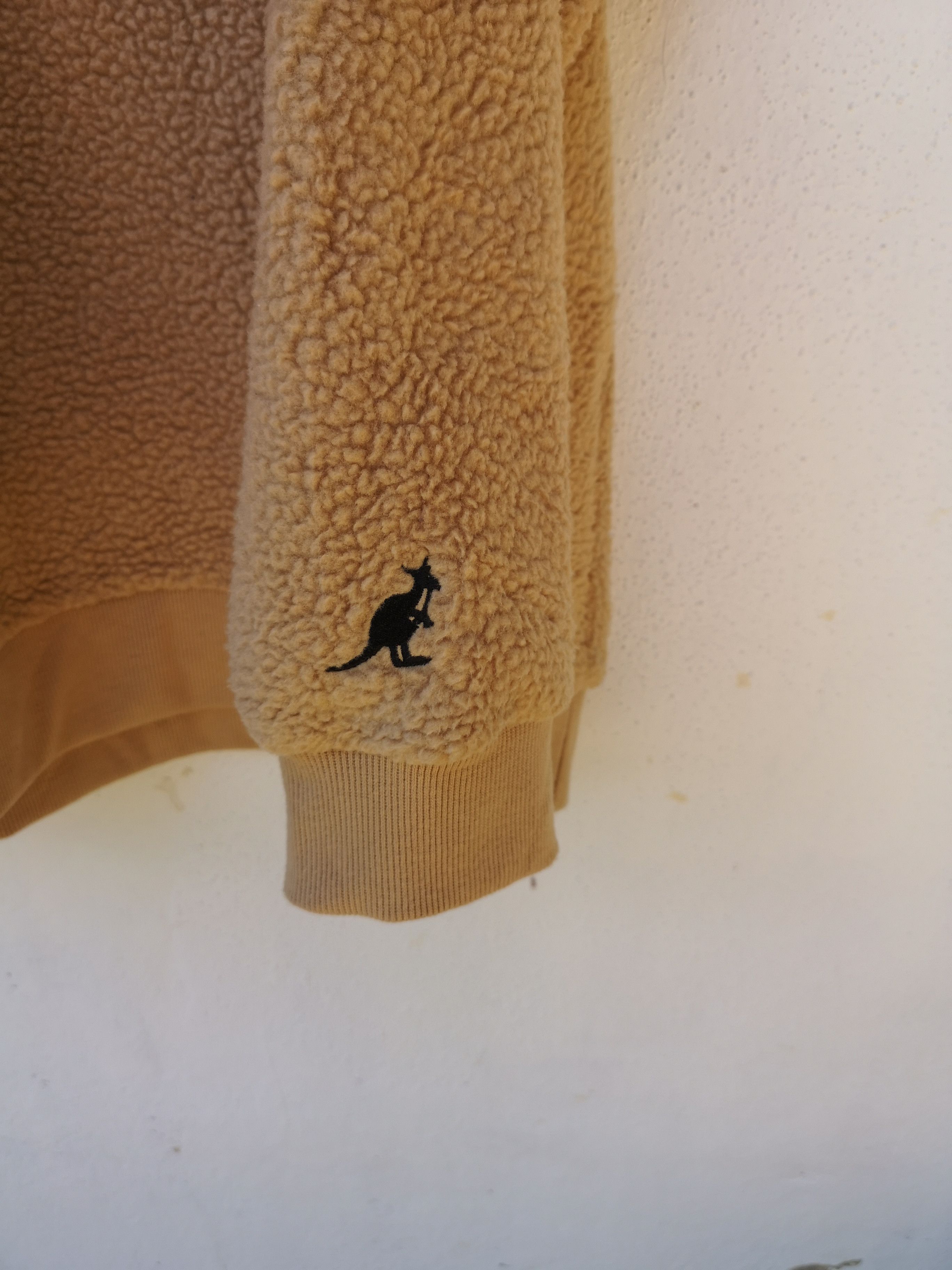 Japanese Brand Kangol Sweatshirt Embroidered Spellout deep pile jacket Size US L / EU 52-54 / 3 - 3 Thumbnail