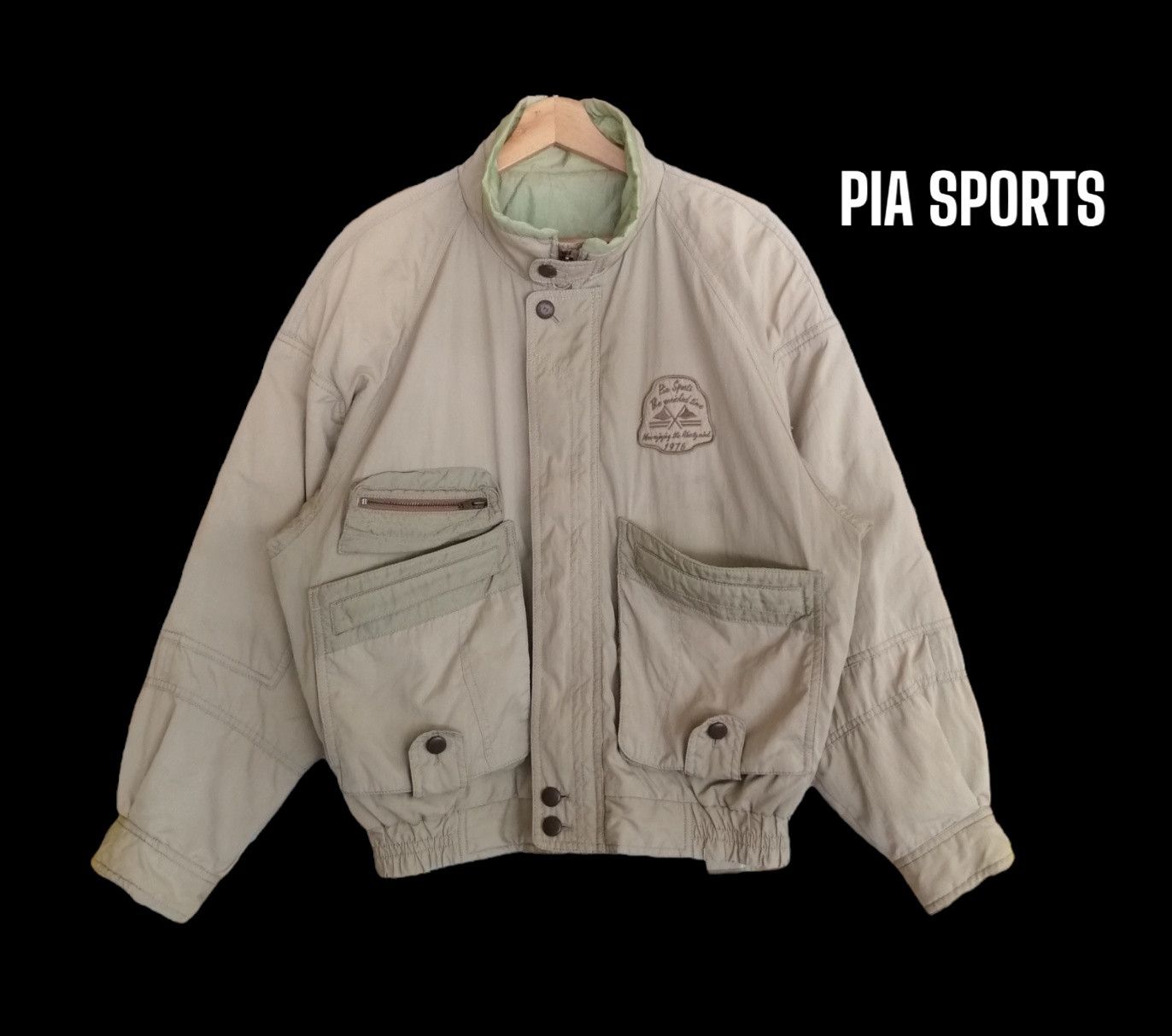 Japanese Brand Vintage PIA SPORTS Racing Bomber Jacket Size US M / EU 48-50 / 2 - 1 Thumbnail