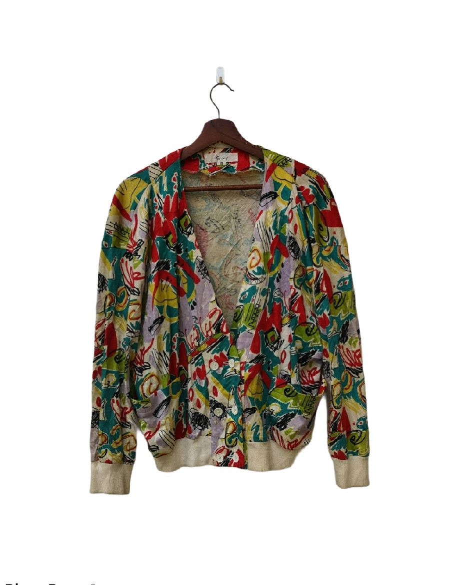 Other Vtg JapaneseBrand Givy Colourfull Cardigan Jacket Size US M / EU 48-50 / 2 - 1 Thumbnail