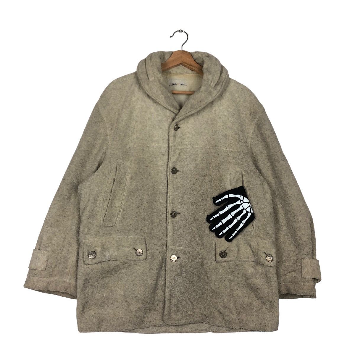 Japanese Brand VINTAGE FLEECE JACKET HELLY HENSEN JAPAN AVIATOR INSPECTOR Size US M / EU 48-50 / 2 - 1 Thumbnail