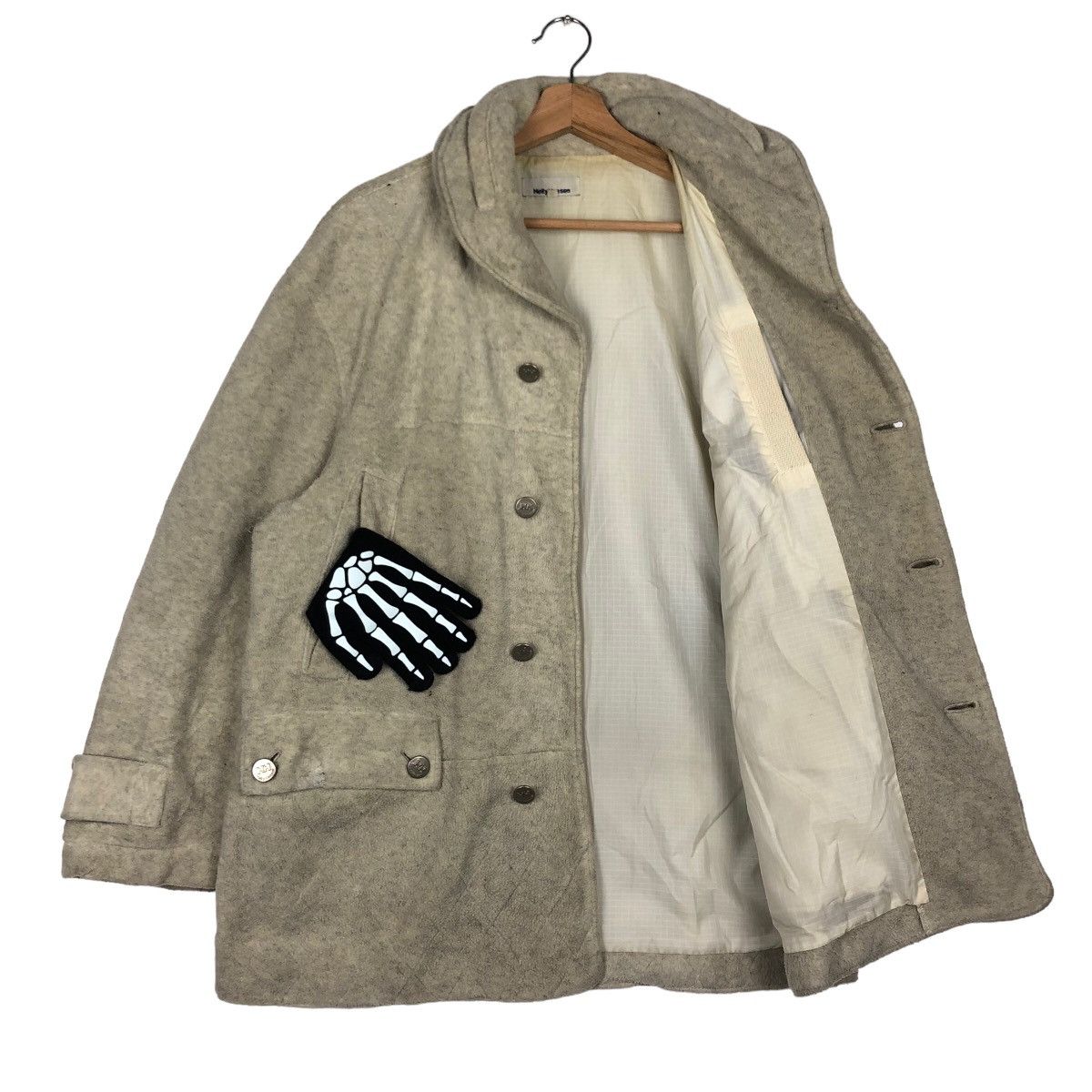 Japanese Brand VINTAGE FLEECE JACKET HELLY HENSEN JAPAN AVIATOR INSPECTOR Size US M / EU 48-50 / 2 - 8 Thumbnail