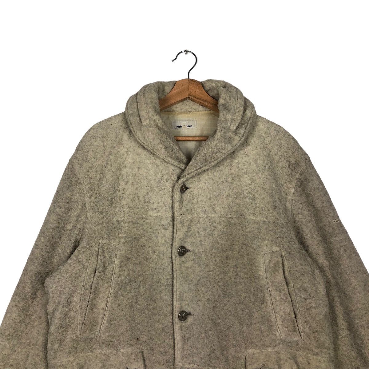 Japanese Brand VINTAGE FLEECE JACKET HELLY HENSEN JAPAN AVIATOR INSPECTOR Size US M / EU 48-50 / 2 - 2 Thumbnail
