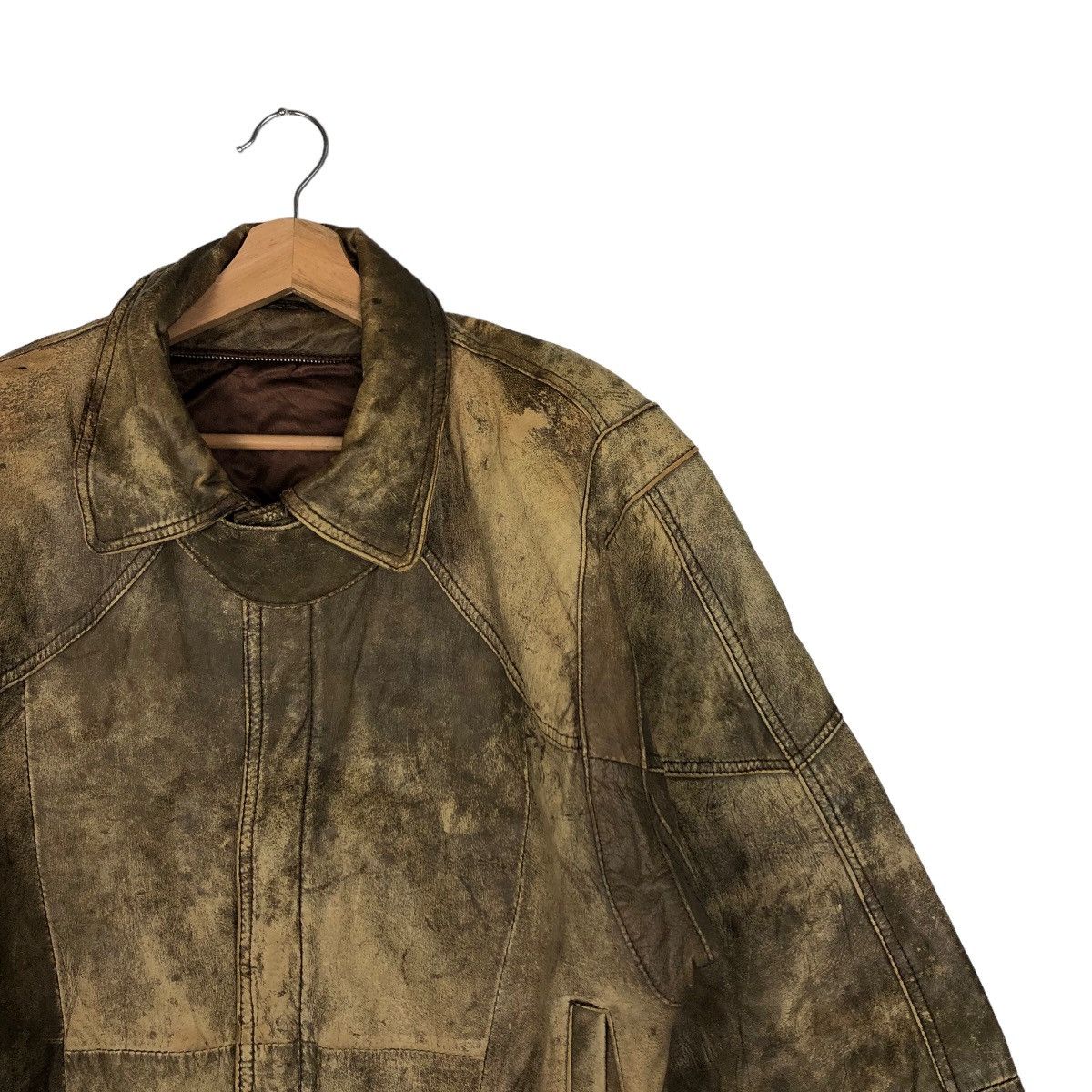 Japanese Brand VINTAGE BOMBER JACKET LEATHER INSPIRED BUZZ RICKSONS Size US M / EU 48-50 / 2 - 5 Thumbnail