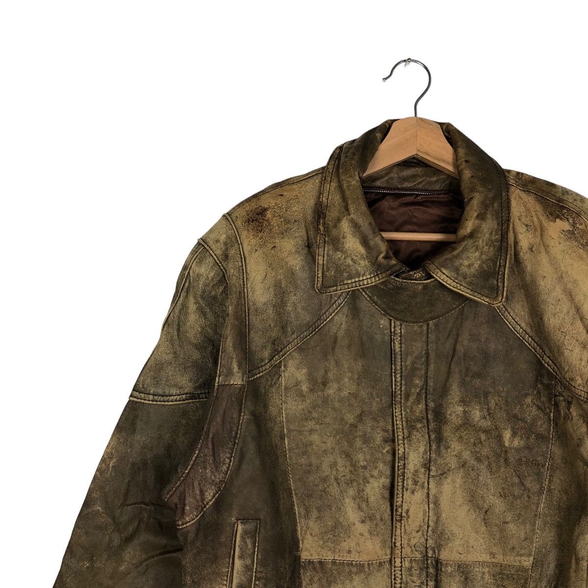 Japanese Brand VINTAGE BOMBER JACKET LEATHER INSPIRED BUZZ RICKSONS Size US M / EU 48-50 / 2 - 6 Thumbnail