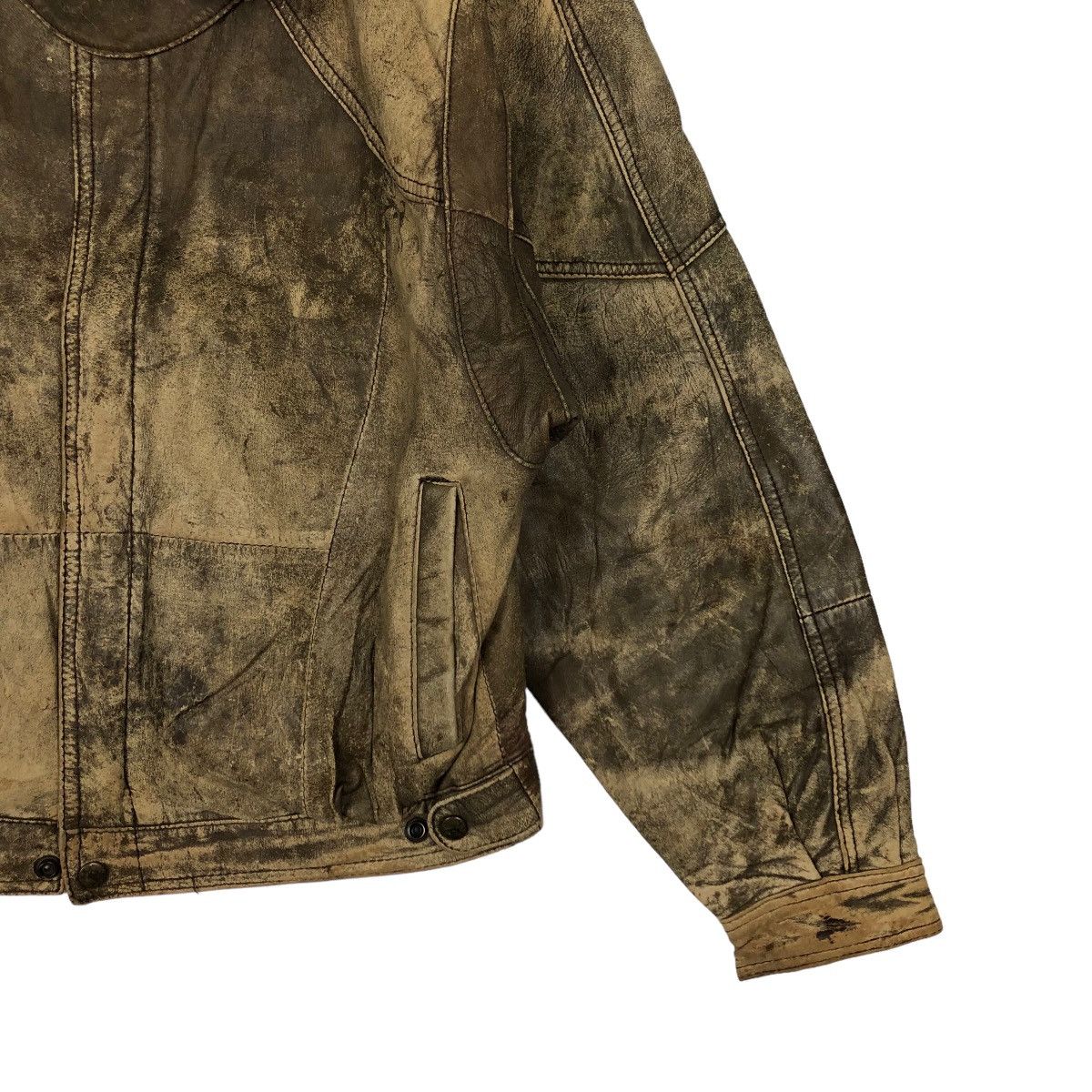 Japanese Brand VINTAGE BOMBER JACKET LEATHER INSPIRED BUZZ RICKSONS Size US M / EU 48-50 / 2 - 4 Thumbnail