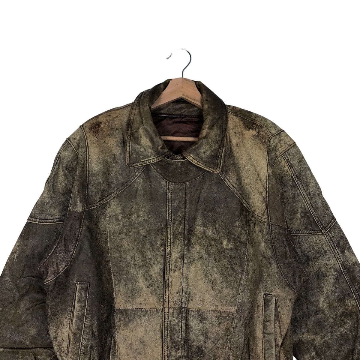 Japanese Brand VINTAGE BOMBER JACKET LEATHER INSPIRED BUZZ RICKSONS Size US M / EU 48-50 / 2 - 2 Thumbnail